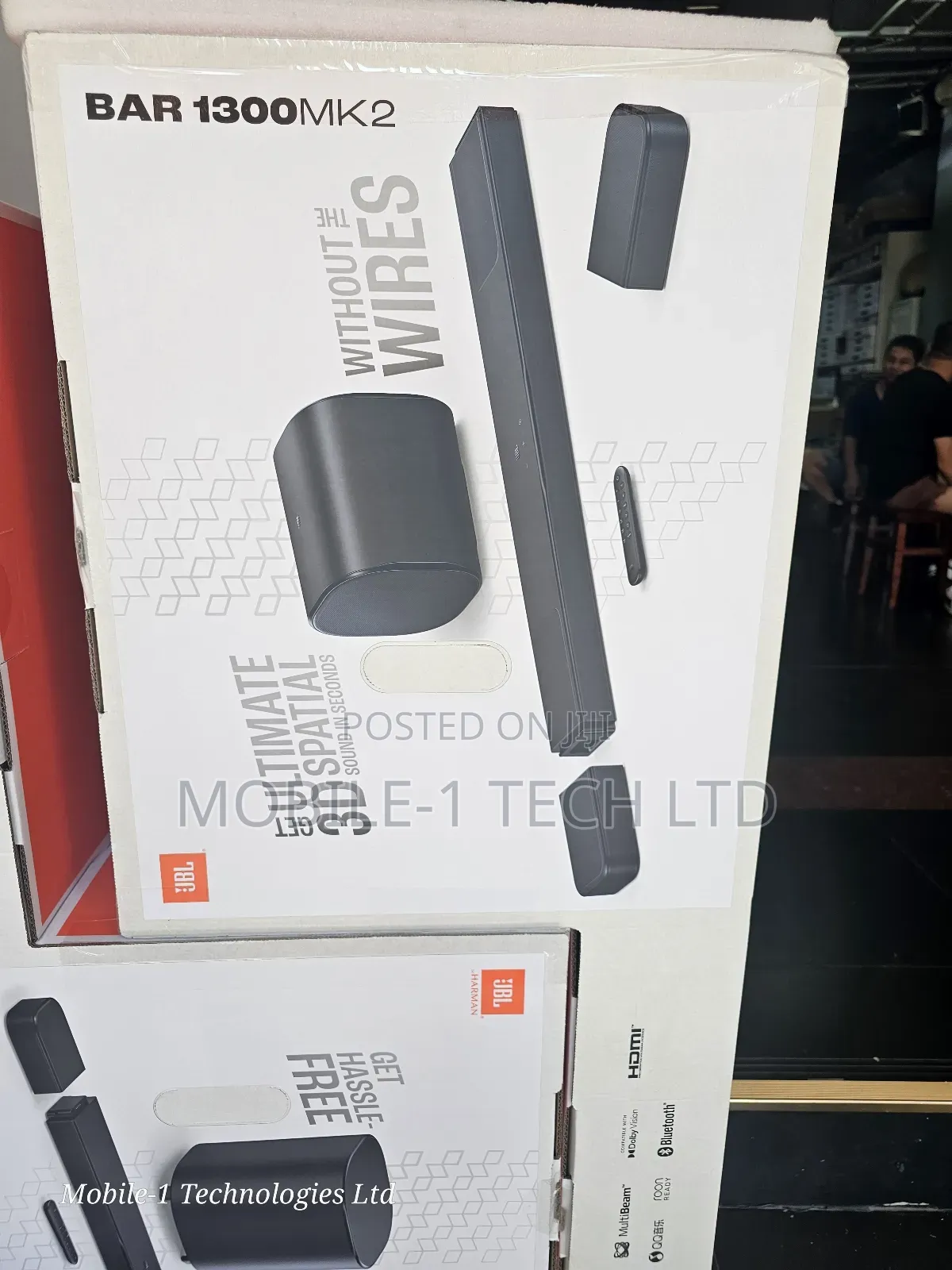 JBL Bar1300mk2 11.1.4 Channels Soundbar 2025 Ai Builtin 2,470 Watts