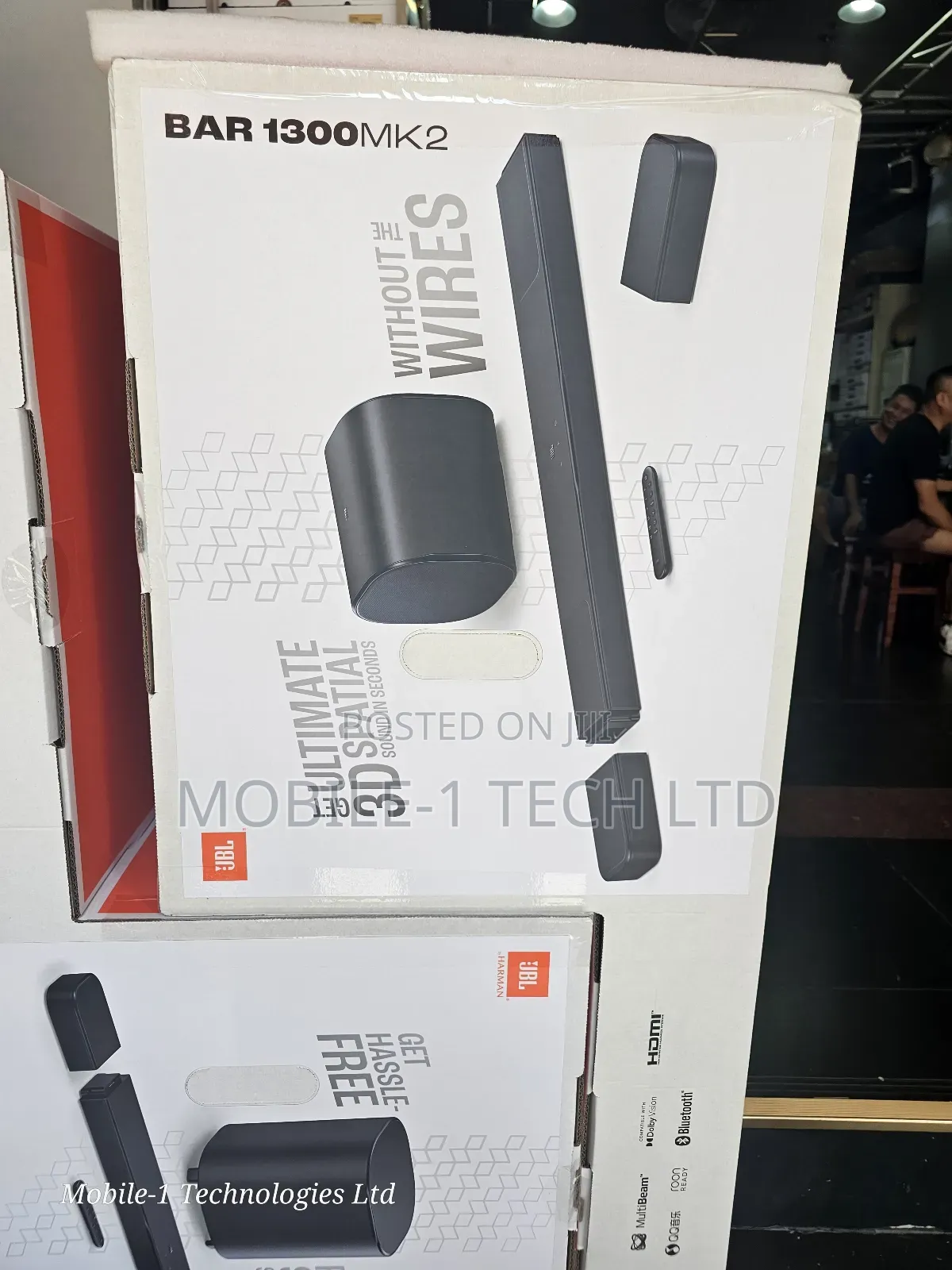 JBL Bar1300mk2 11.1.4 Channels Soundbar 2025 Ai Builtin 2,470 Watts