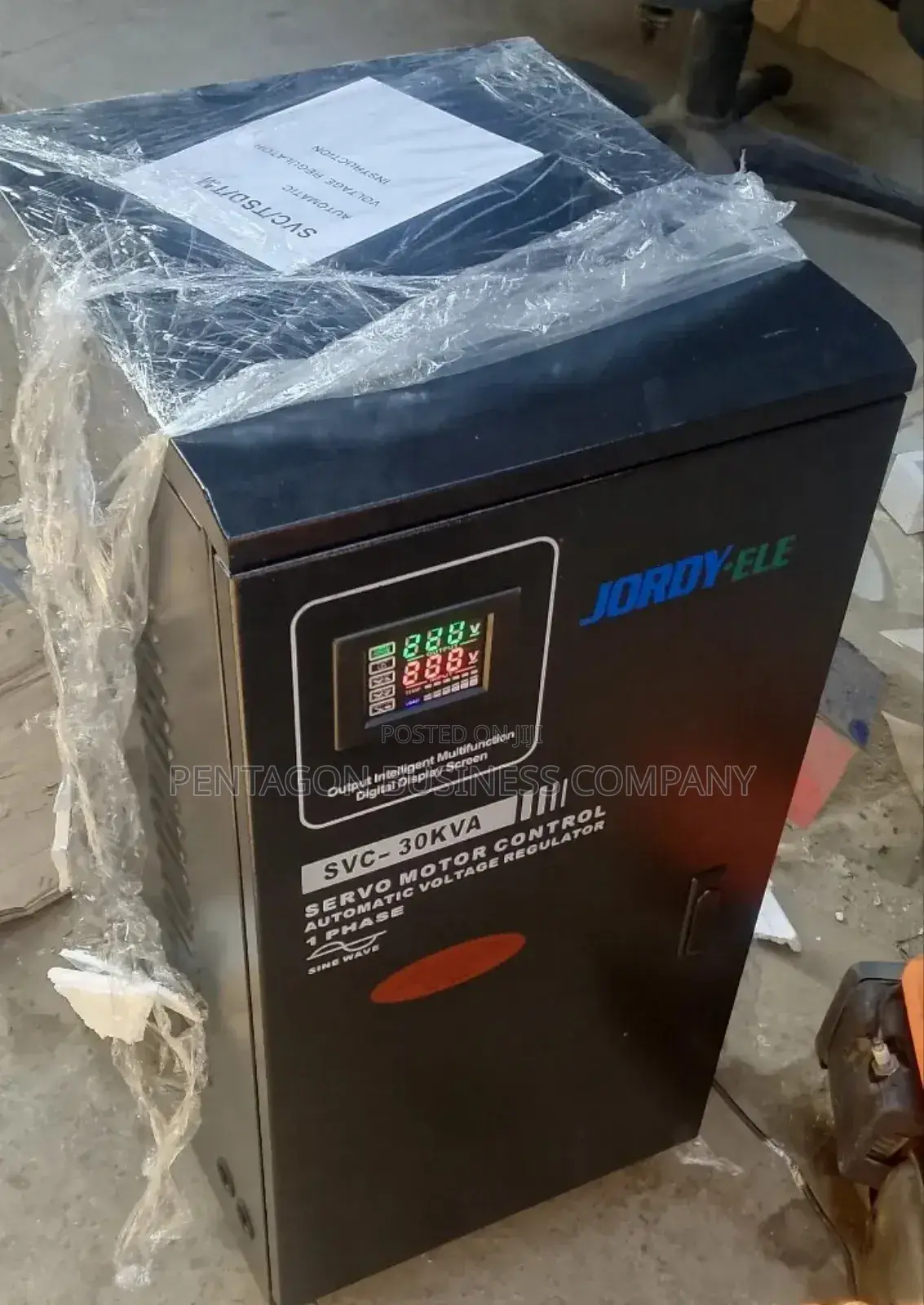 30kva 1phase Jordy-Ele Industrial Stabilizer 80volts
