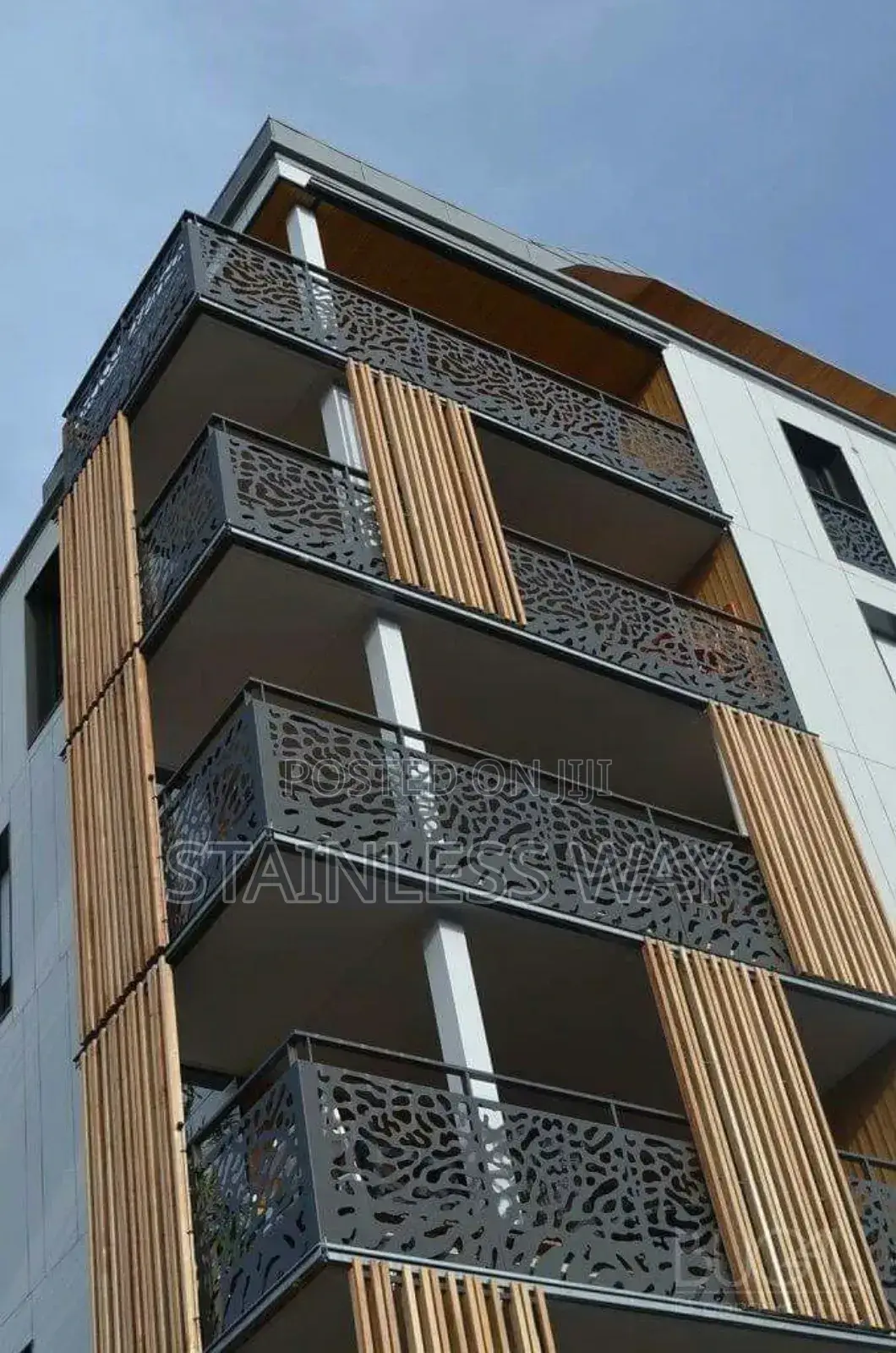 Laser Cut Iron Handrail