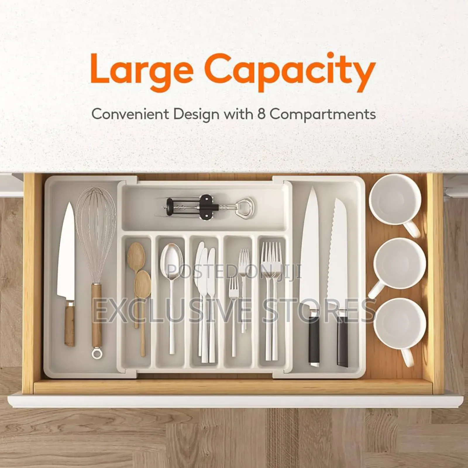 Expandable Cutlery Organiser