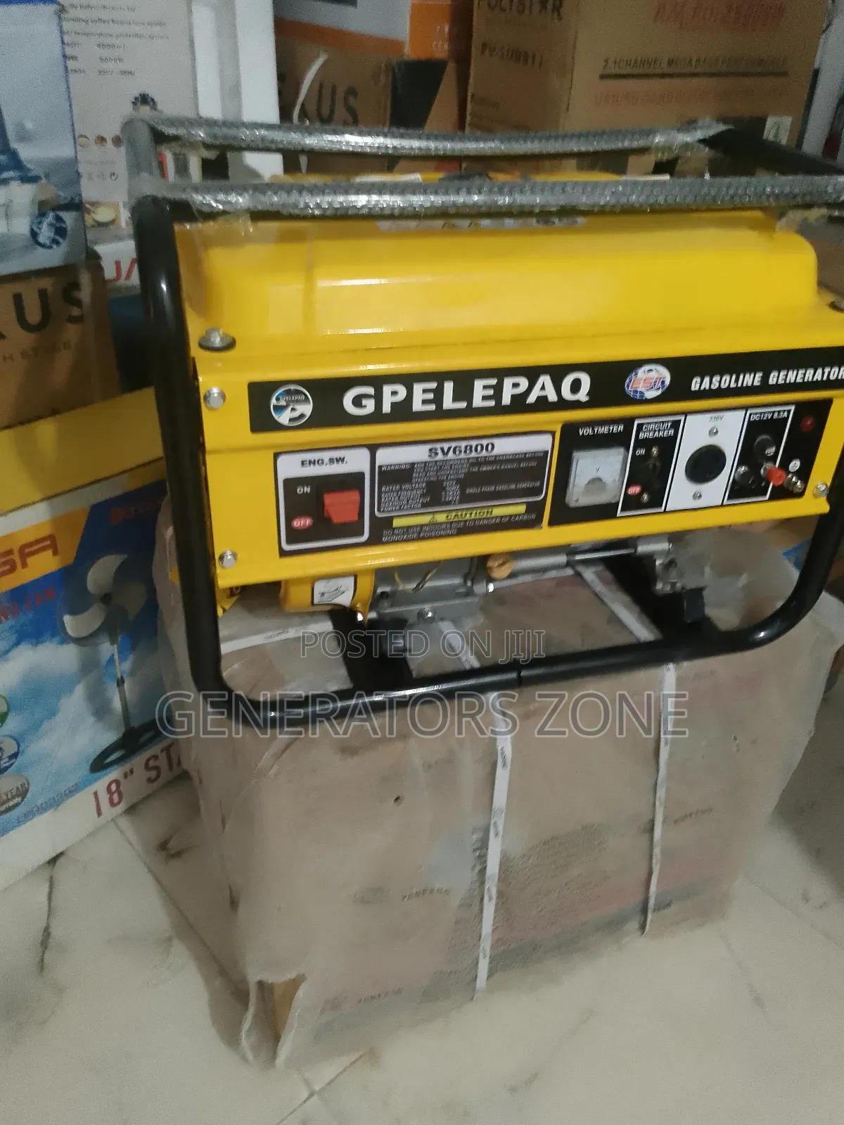 Strong Reliable Elepaq Sv6800 3.5kva Generator