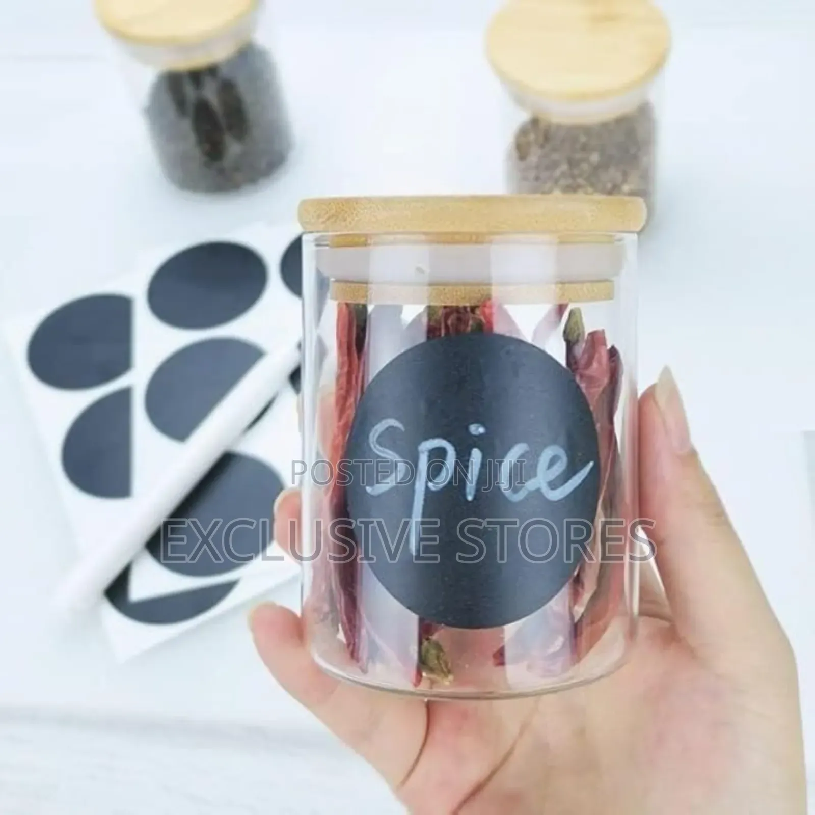 12 Pieces Spice Jar With Pen
