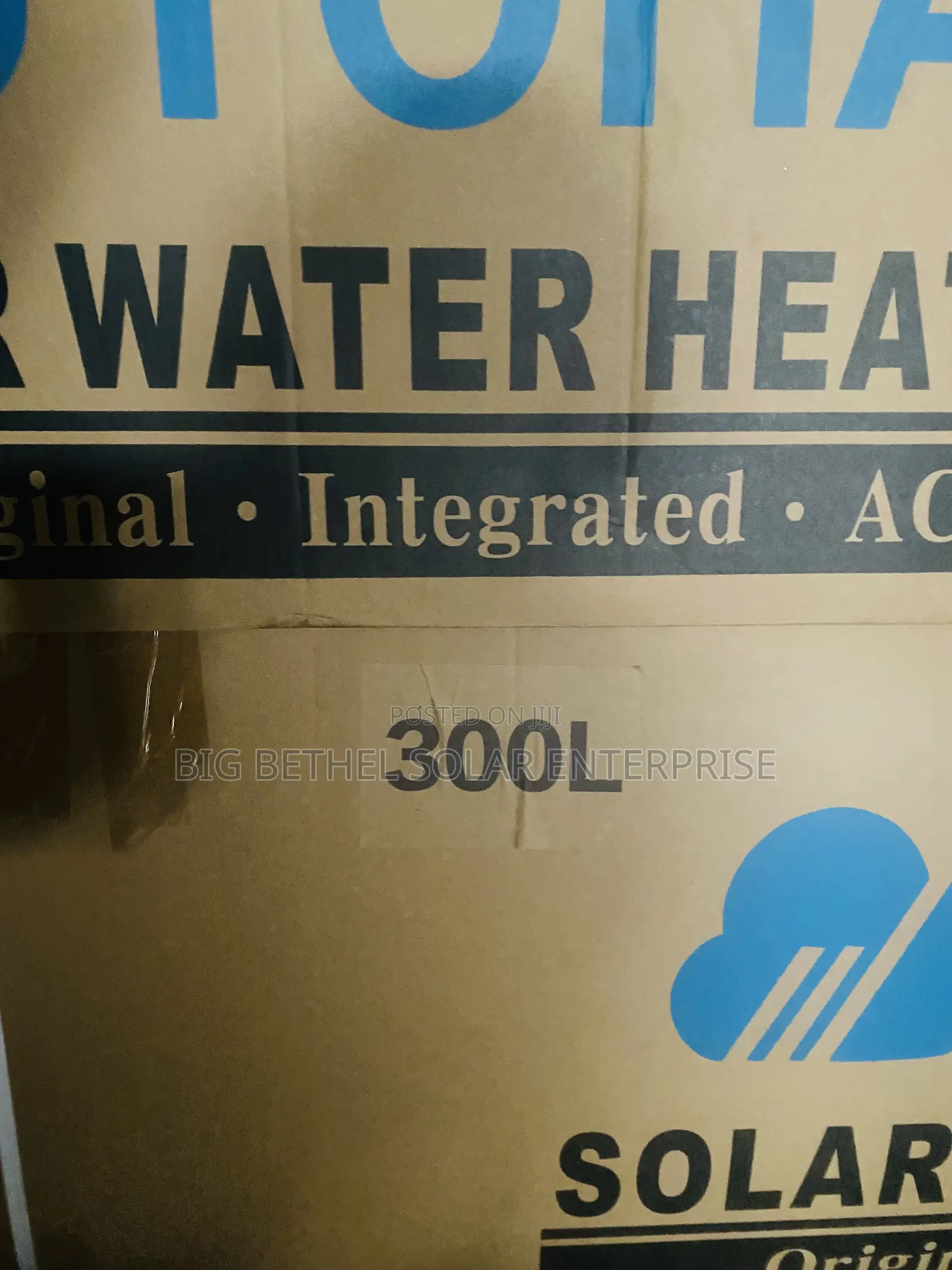 300l of Yohako Solar Waterhearter