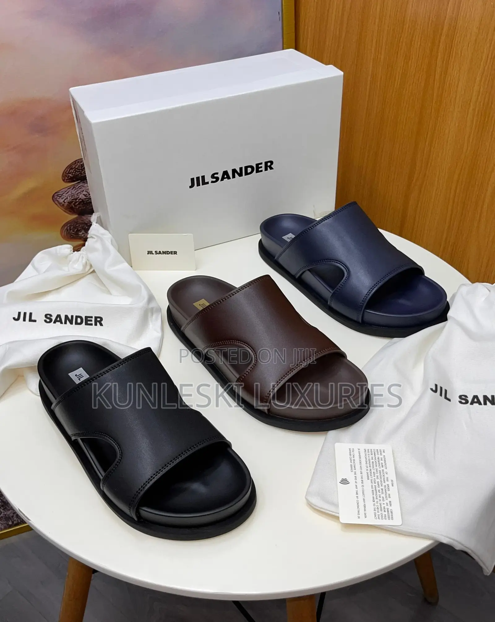Original Jil Sander Slippers Collections