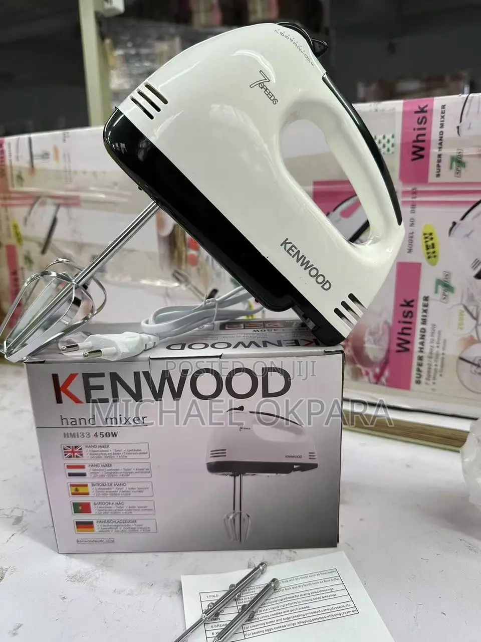Kenwood Hand Mixer 7 Speeds