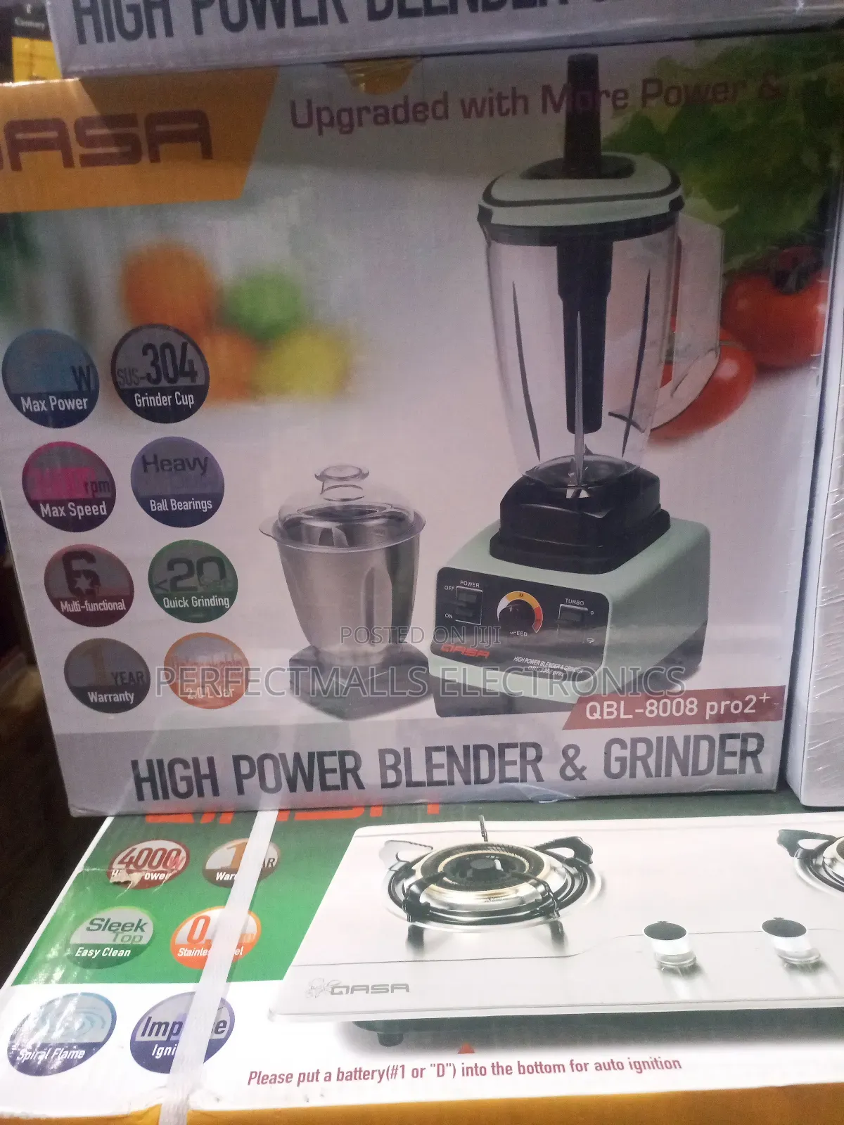 Qasa High Power Blender Grinder QBL-8008 Pro2+