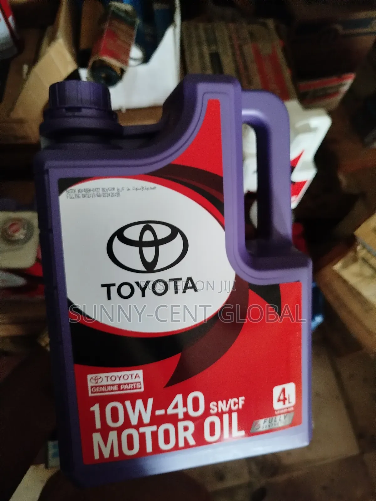 Toyota 10w40 4litres Original.