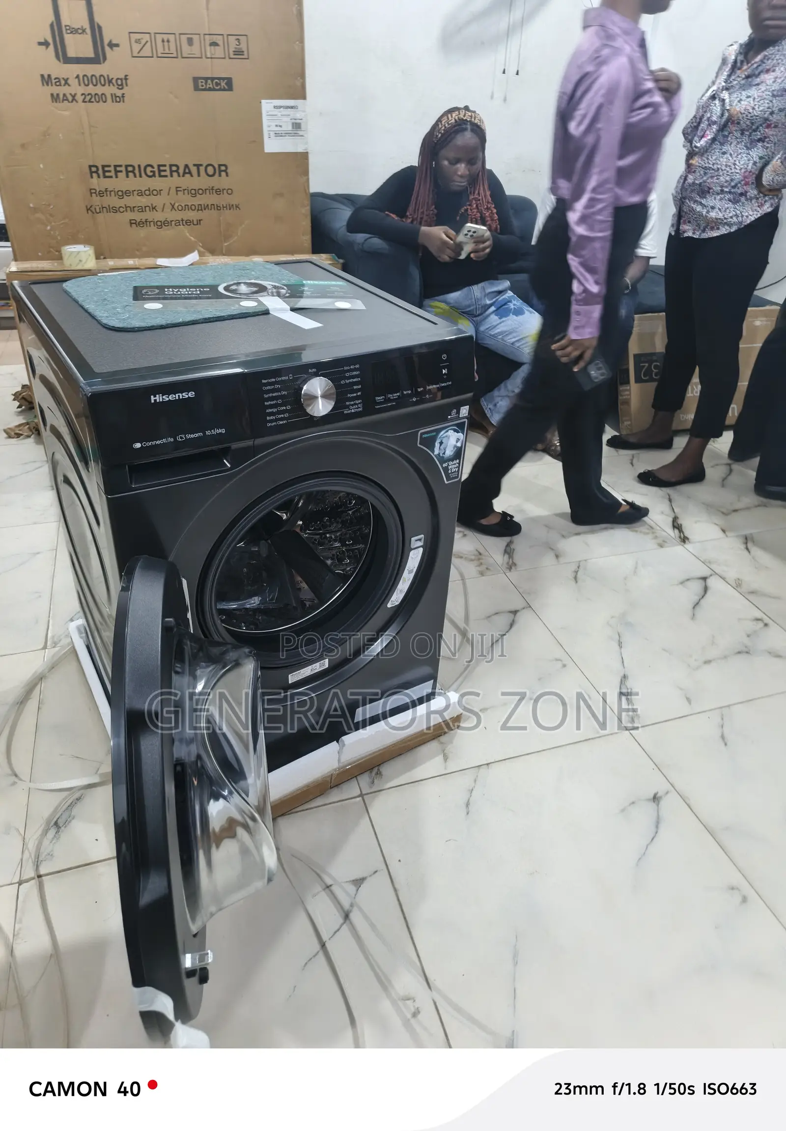 Hisense 10.5kg Washer Dryer – Anti-Bacterial Drum, Model Wd351043bt