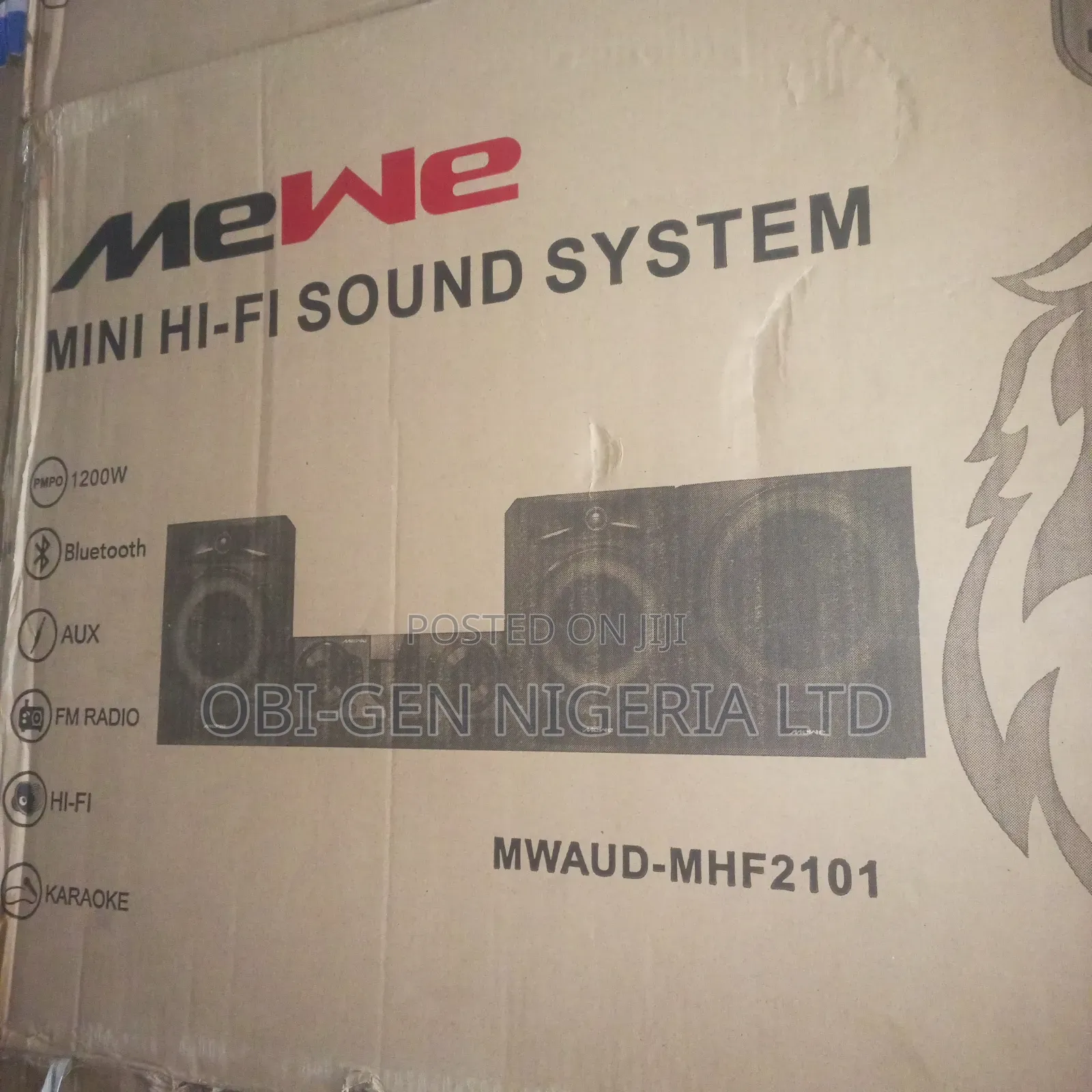 Mewe Home Theater 1200w Mwaud-mhf2101 Set