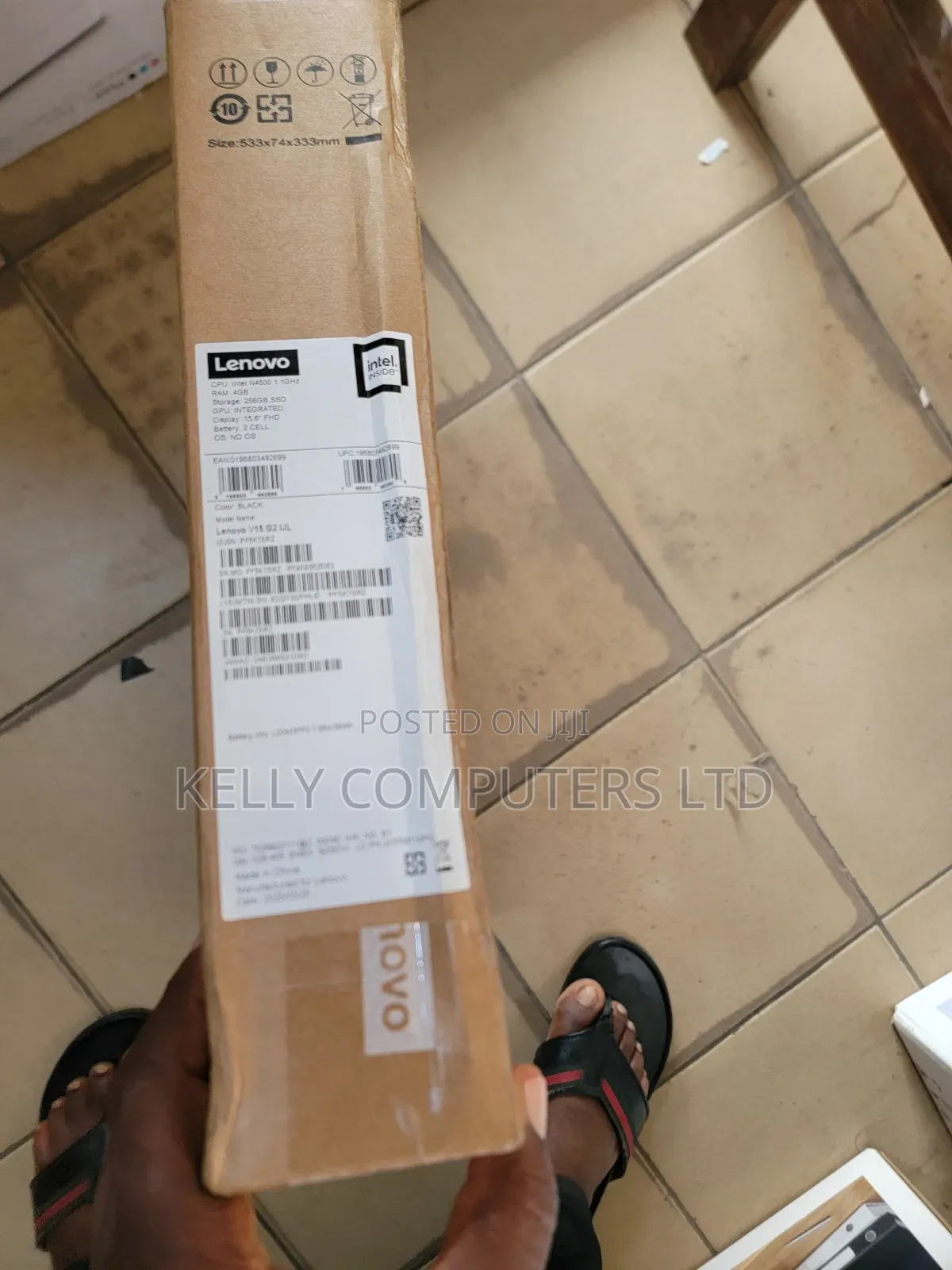 New Laptop Lenovo V15 4GB Intel Celeron SSD 256GB