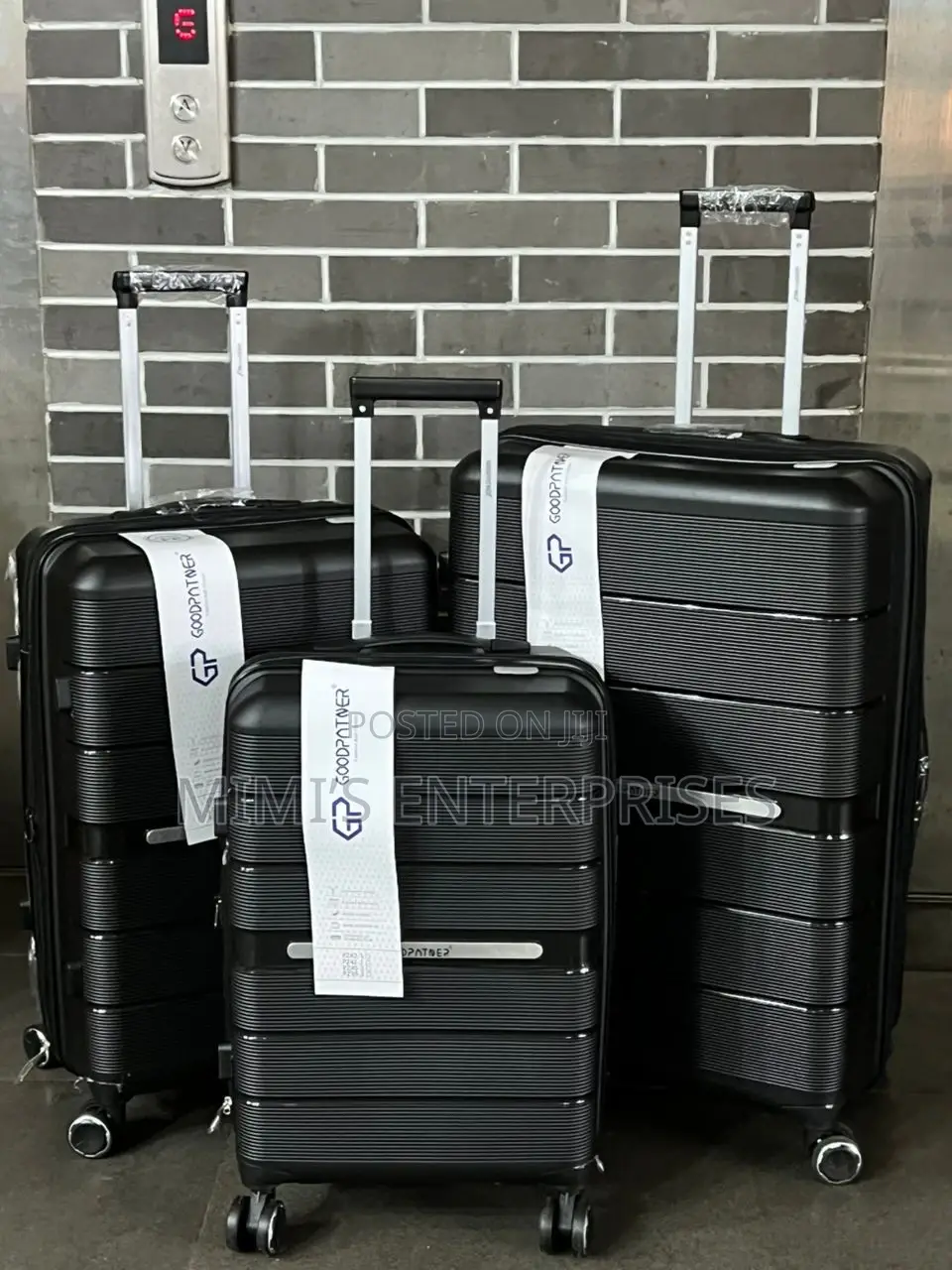 Shine on With Our Beautiful Set of Rubber Luggage