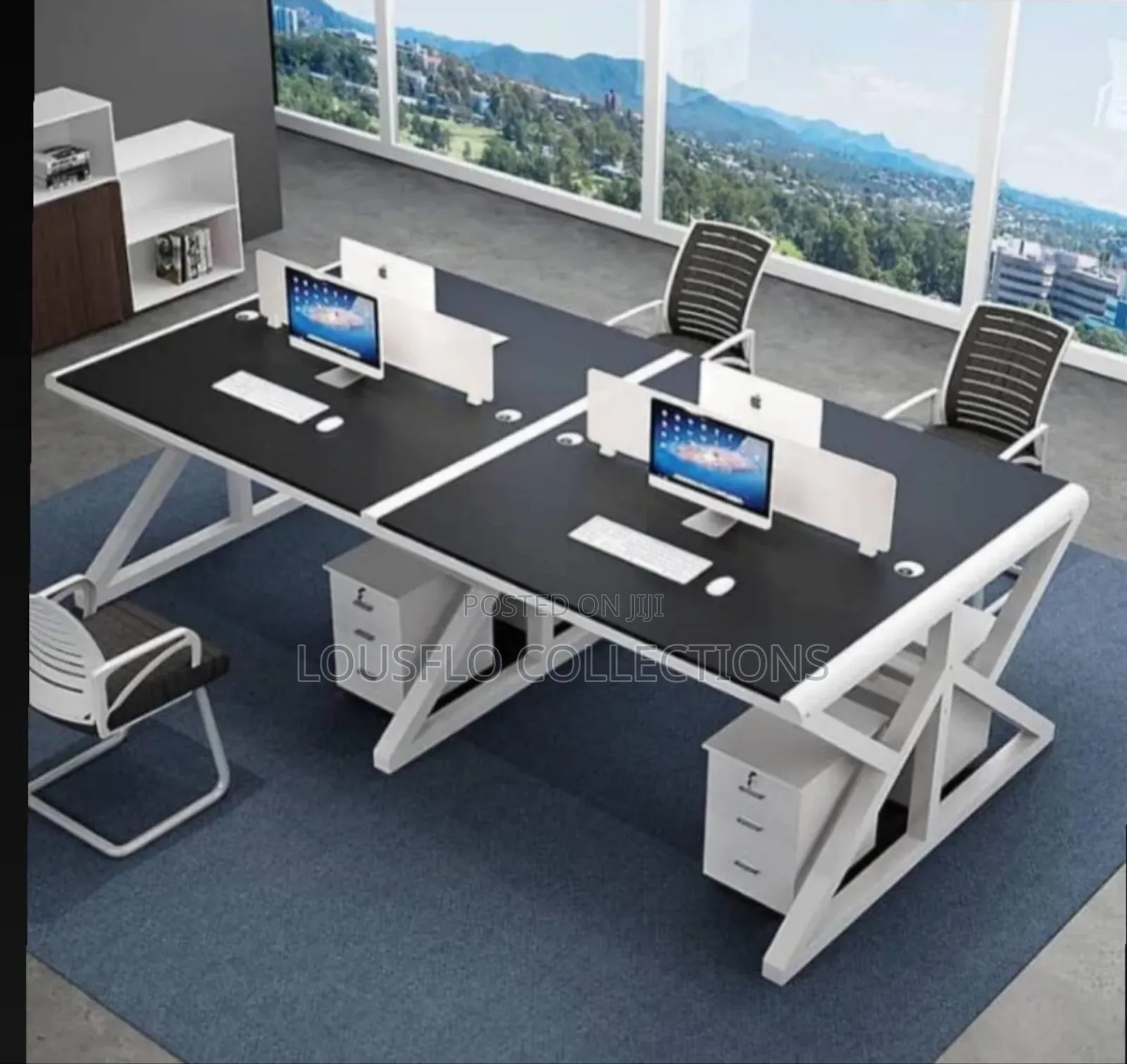 Your Turkish 4 Seaters Work Station Desk With Drawers