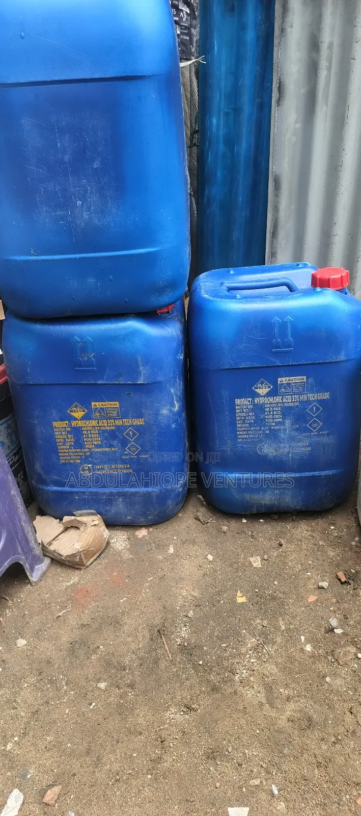 30 Litters 04 Hydrochloric Acid