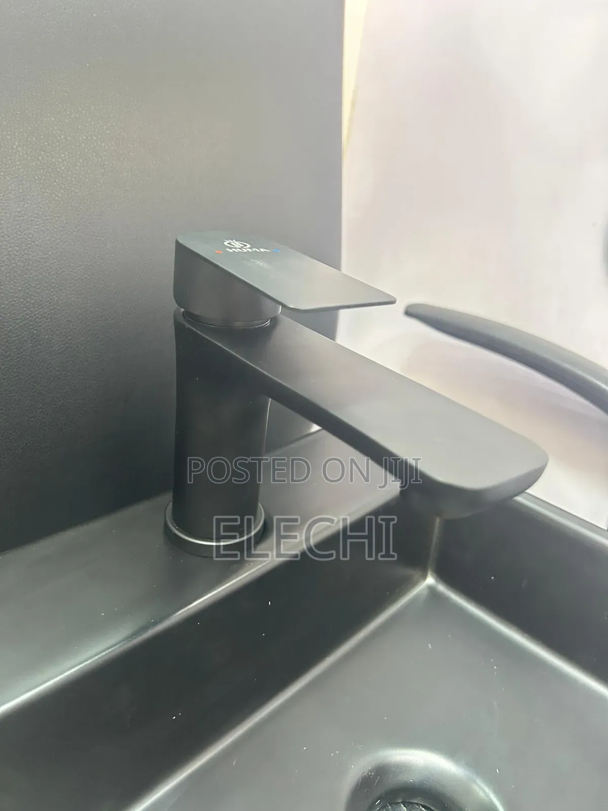 Mat Black Basin Mixer Tap