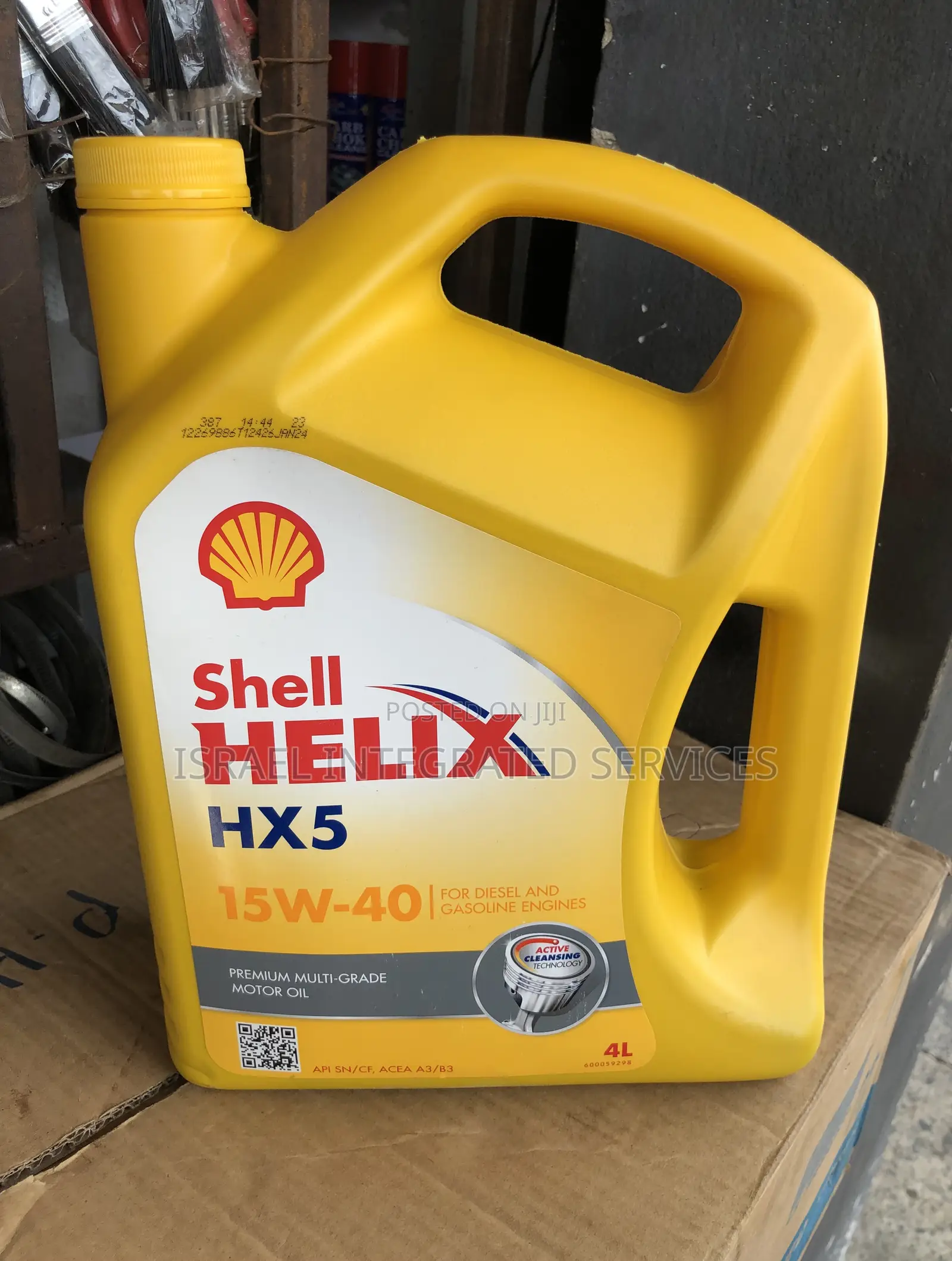 Motor Oil Shell Helix Hx5 15w -40 4ltrs