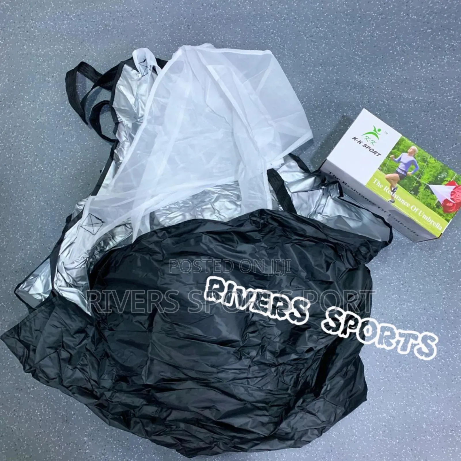 Speed Agility Resistance Parachute Sprint With Carry Bag