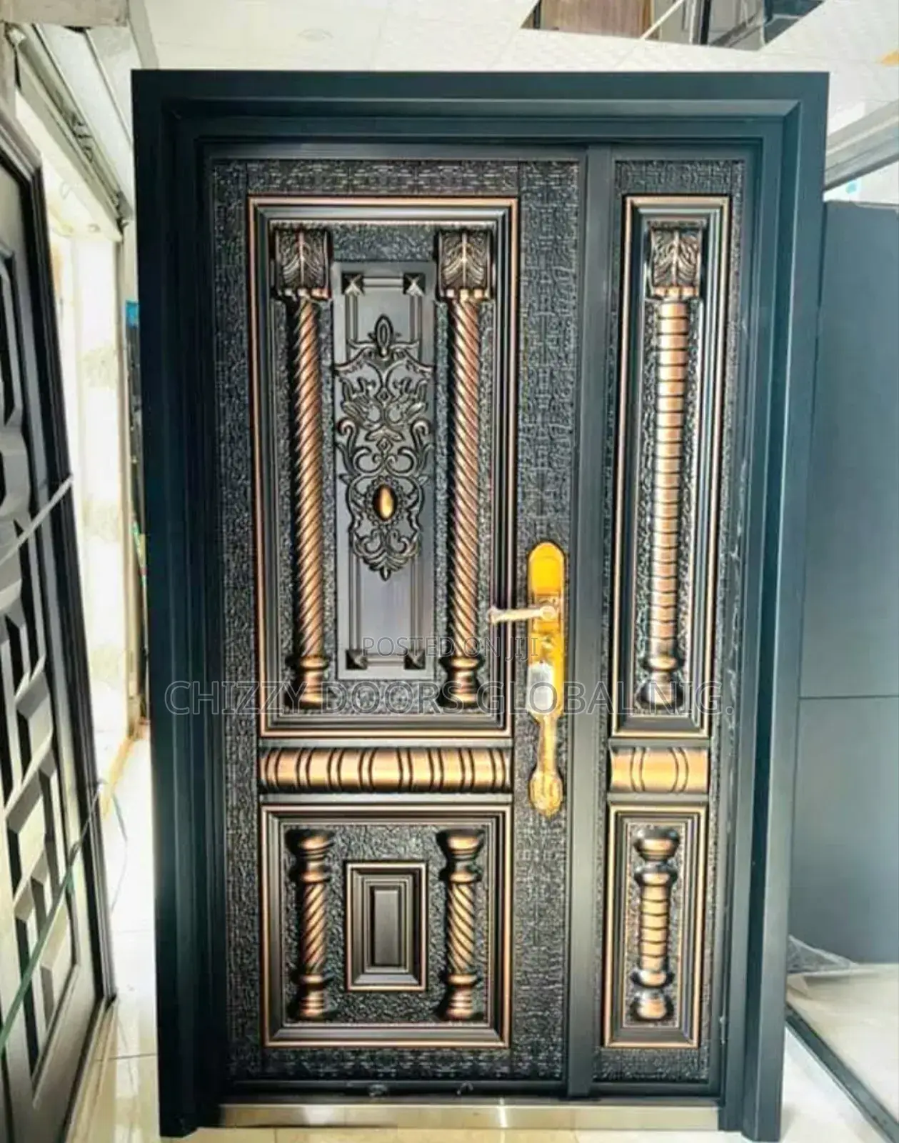 Italian Copper Cast Door100mm Full Gauge Security Standard 7ft by 4ft