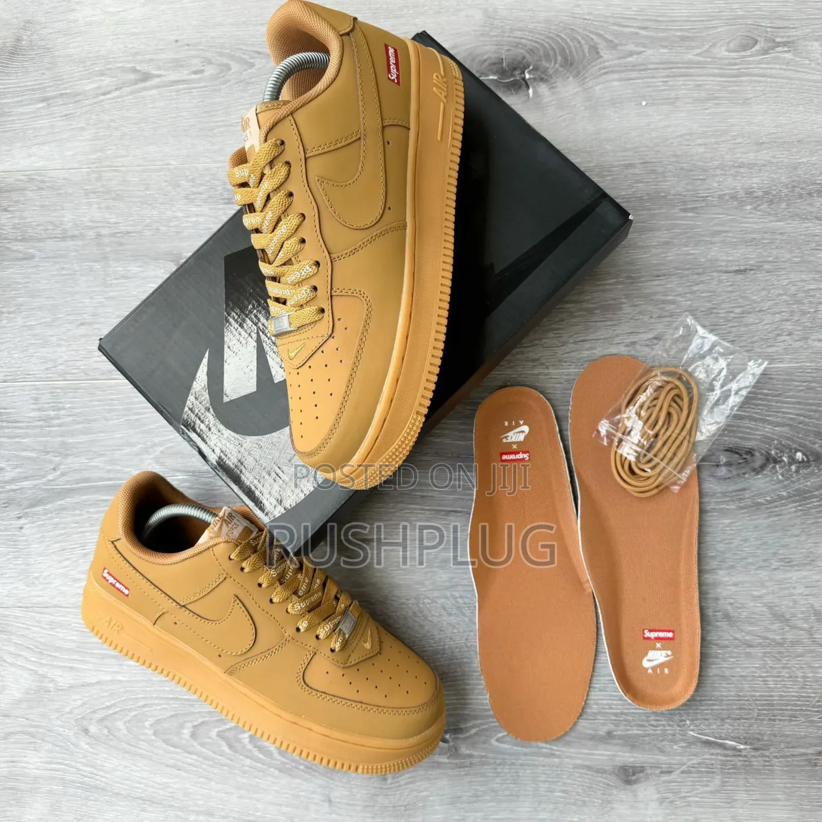Supreme X Nike Air Force 1 “Wheat”