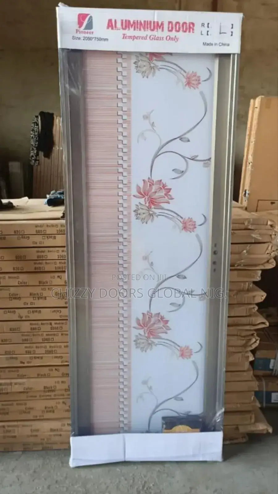 Toilet Full Tampered Glass Door 7ft by 750