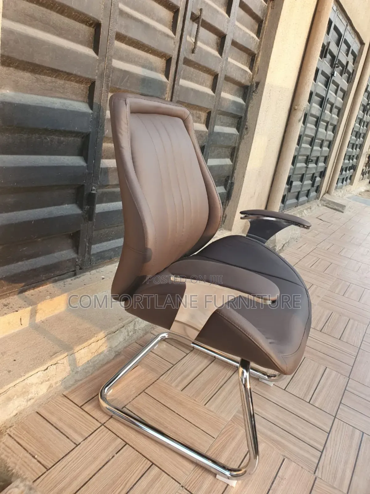 Office Leather Visitor's Chair