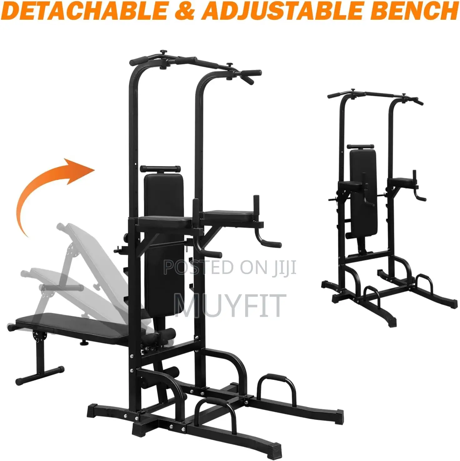 America Design Power Tower With Bench(Chinning Stand )