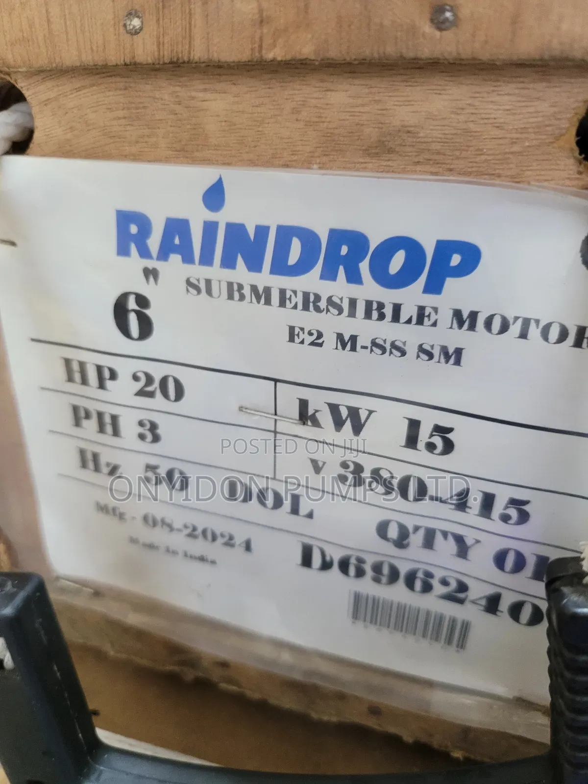 Raindrop Submersible Pump