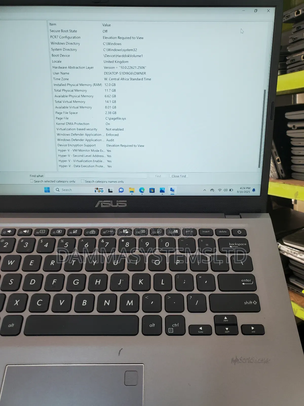 Laptop Asus VivoBook X540SA 12GB Intel Core I3 SSD 500GB