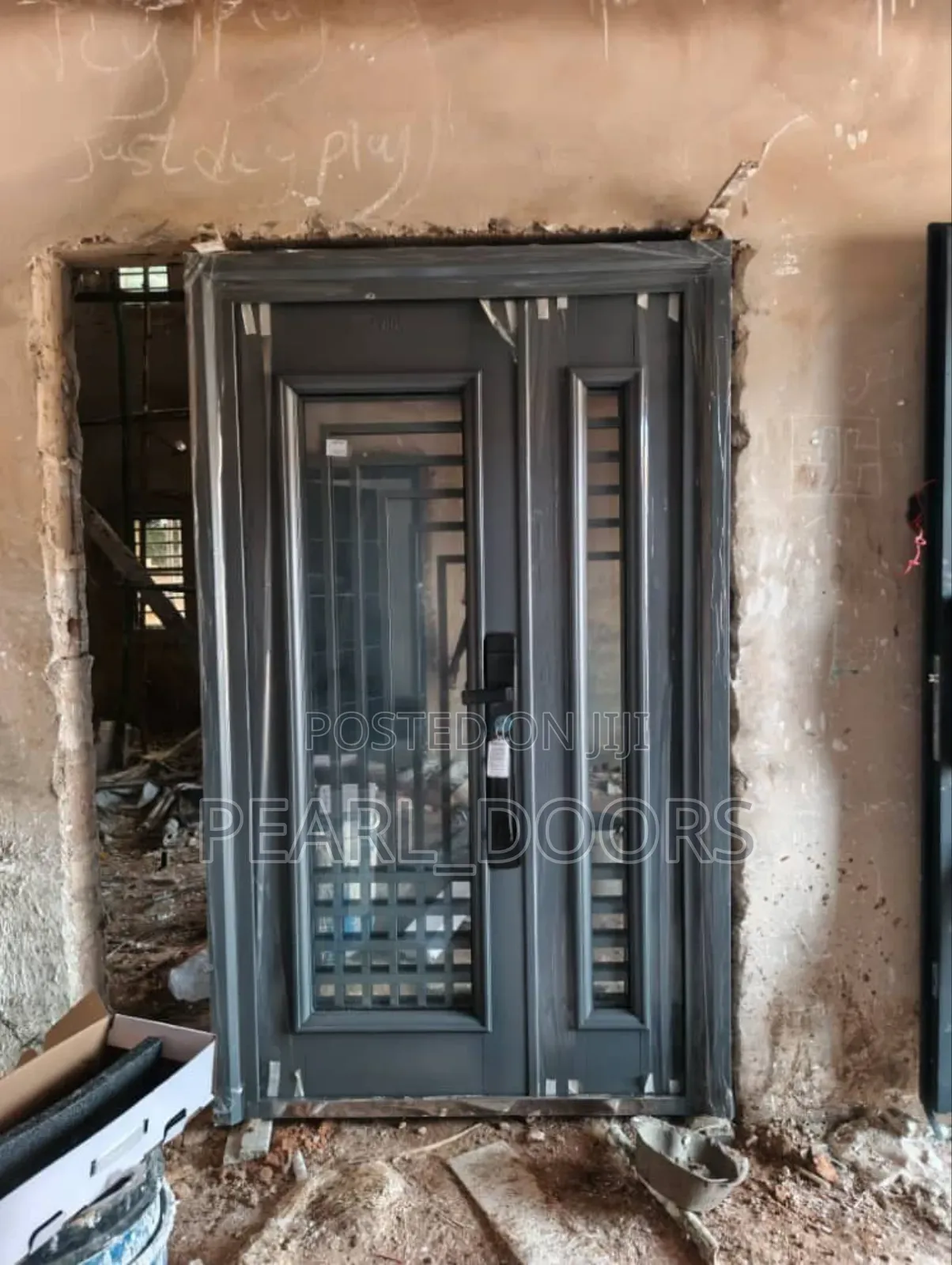 4ft Pure Steel Glass Door