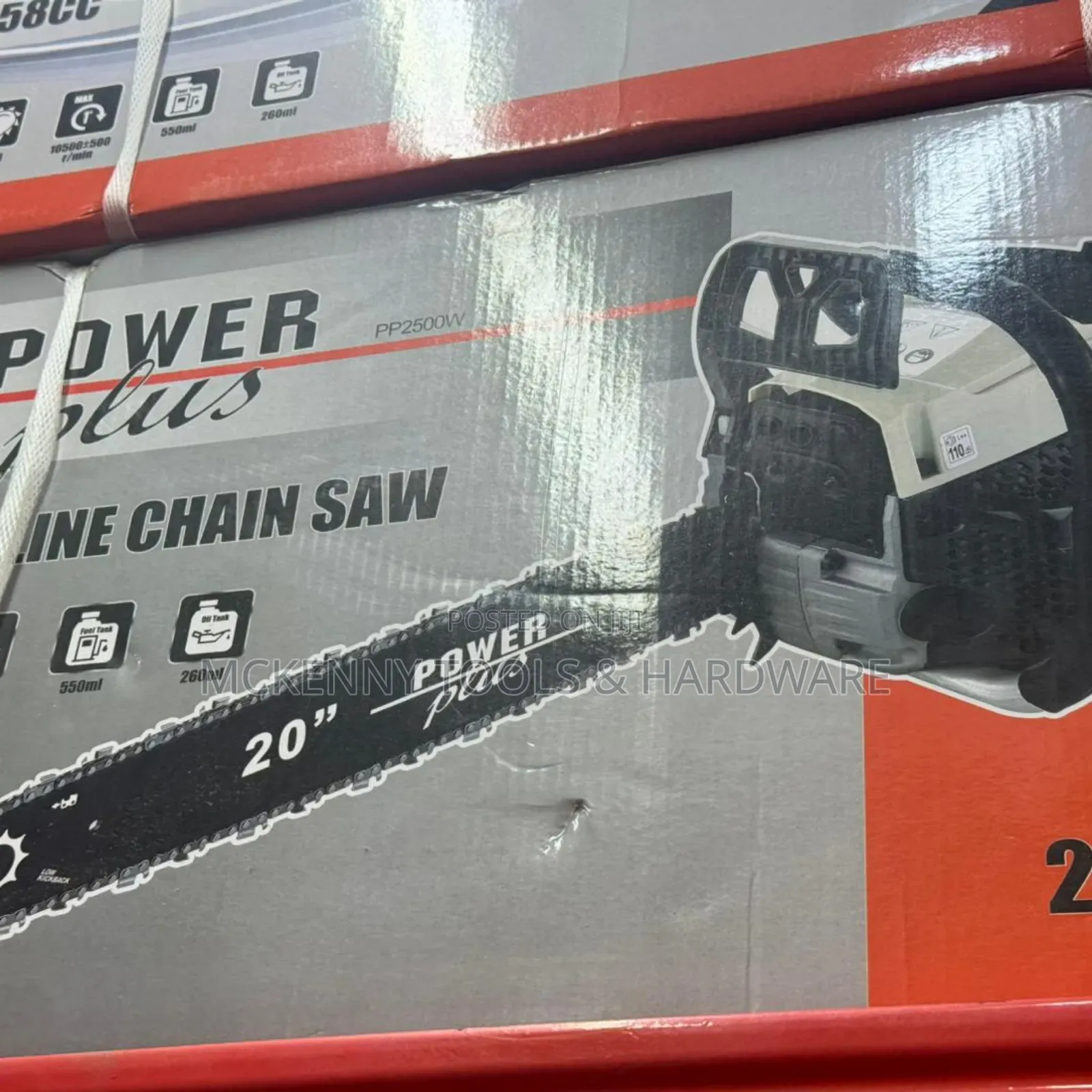 Power Plus Gasoline Chainsaw, Specifically a 20"