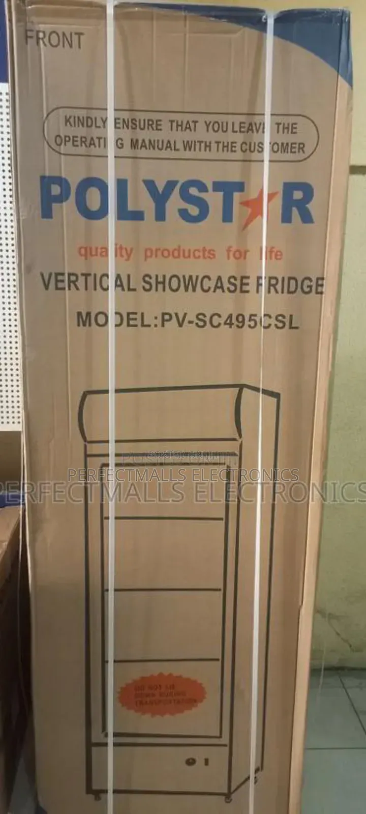Polystar 350 Liters Showcase Chiller Pv-Sc495csl – Display Fridge