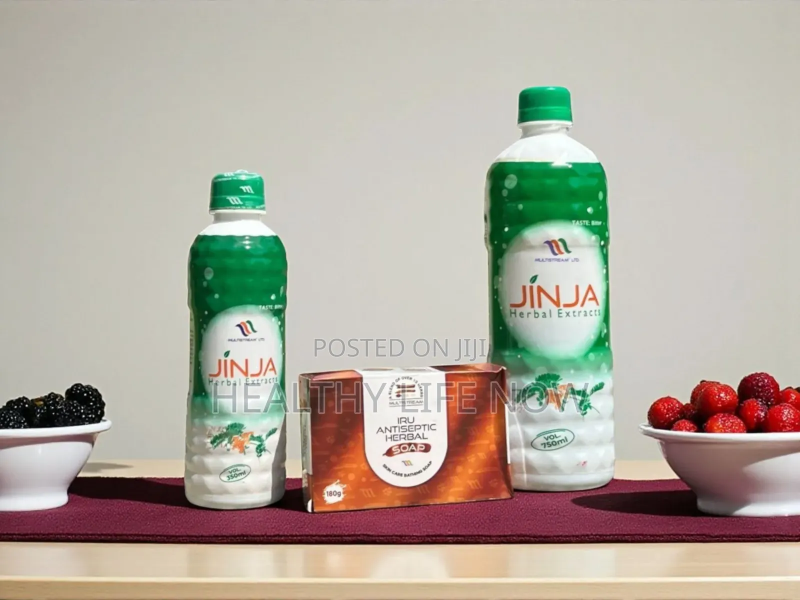 Iru Soap With Big and Small Jinja Herbal Extract Available Here