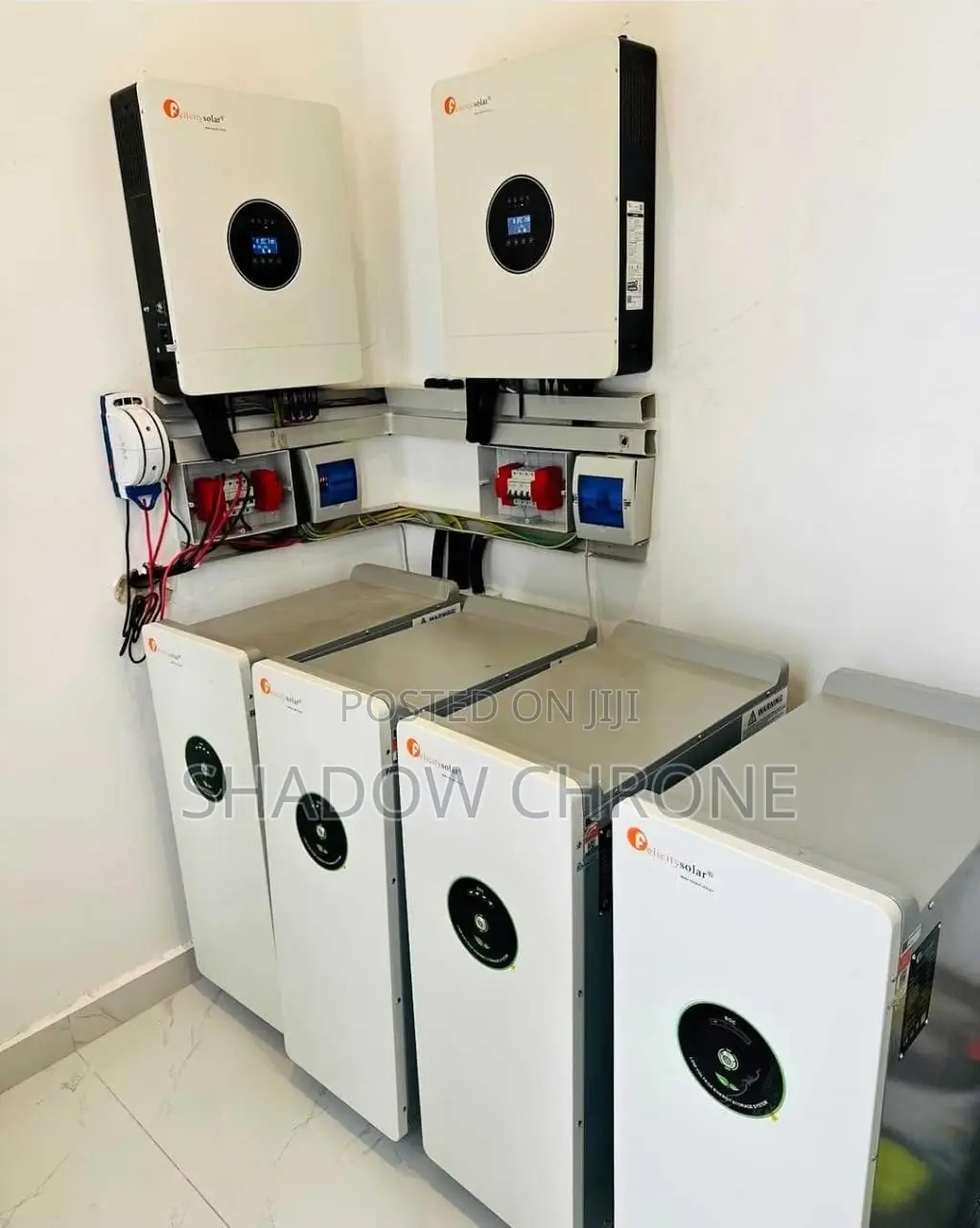 Heavy Load Solar Power Backup –16kva + 60kwh Lithium Bank