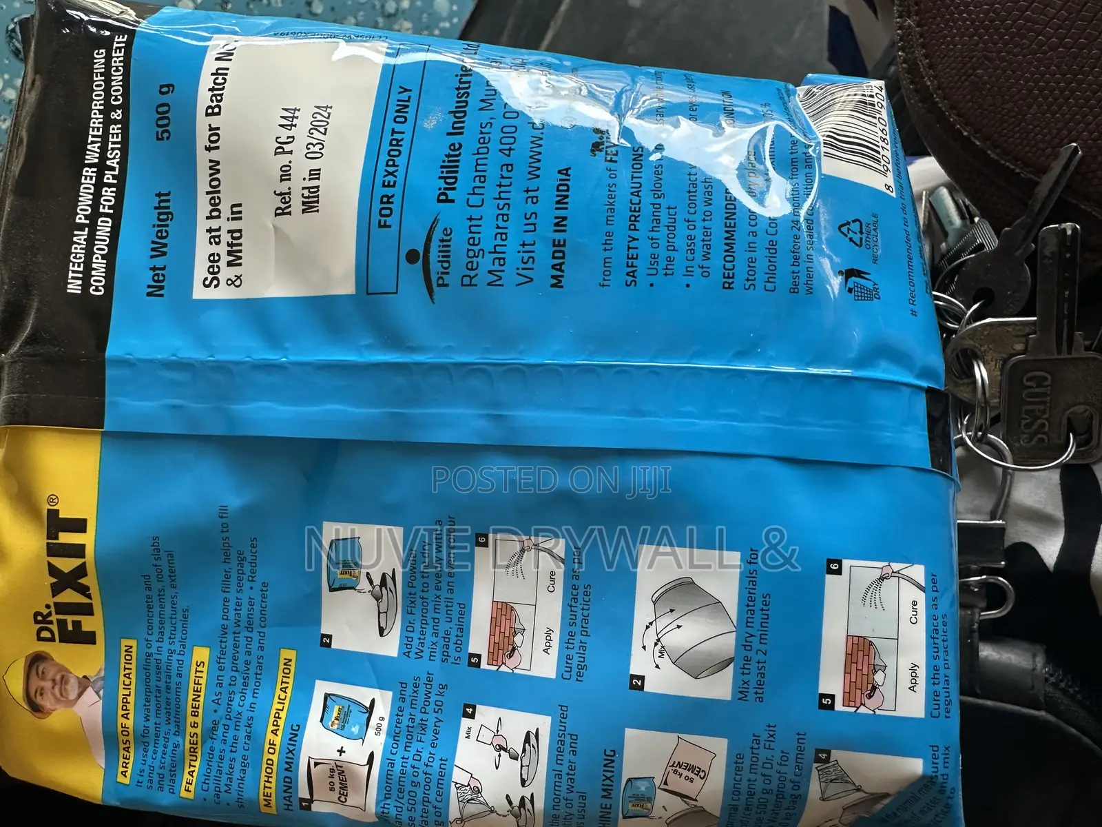 Dr.Fixit Powder Waterproof Cement 500g