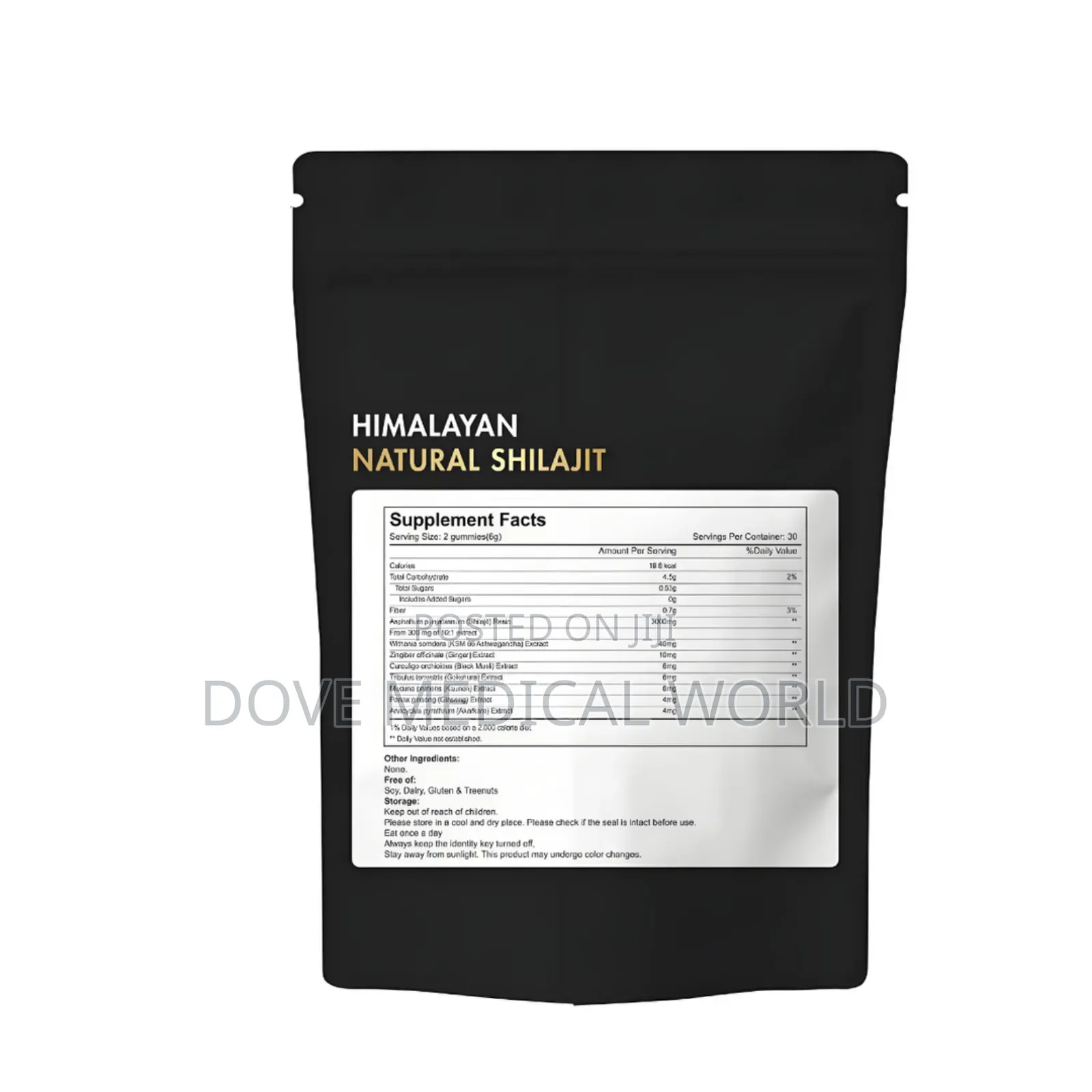 Himalayan Natural Shilajit Gummies With Gokshrua