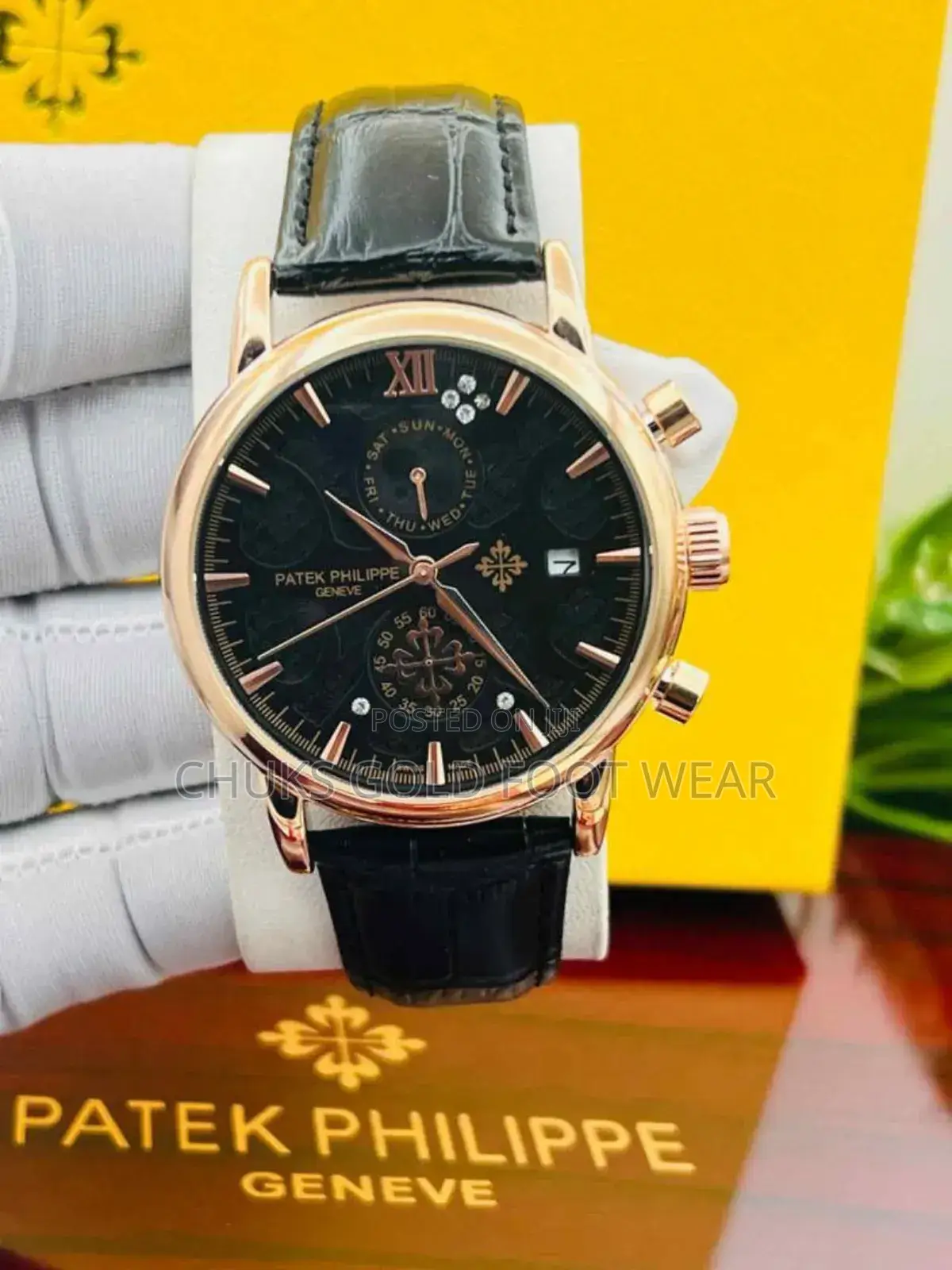 Patek Phillipe Chronograph Leather