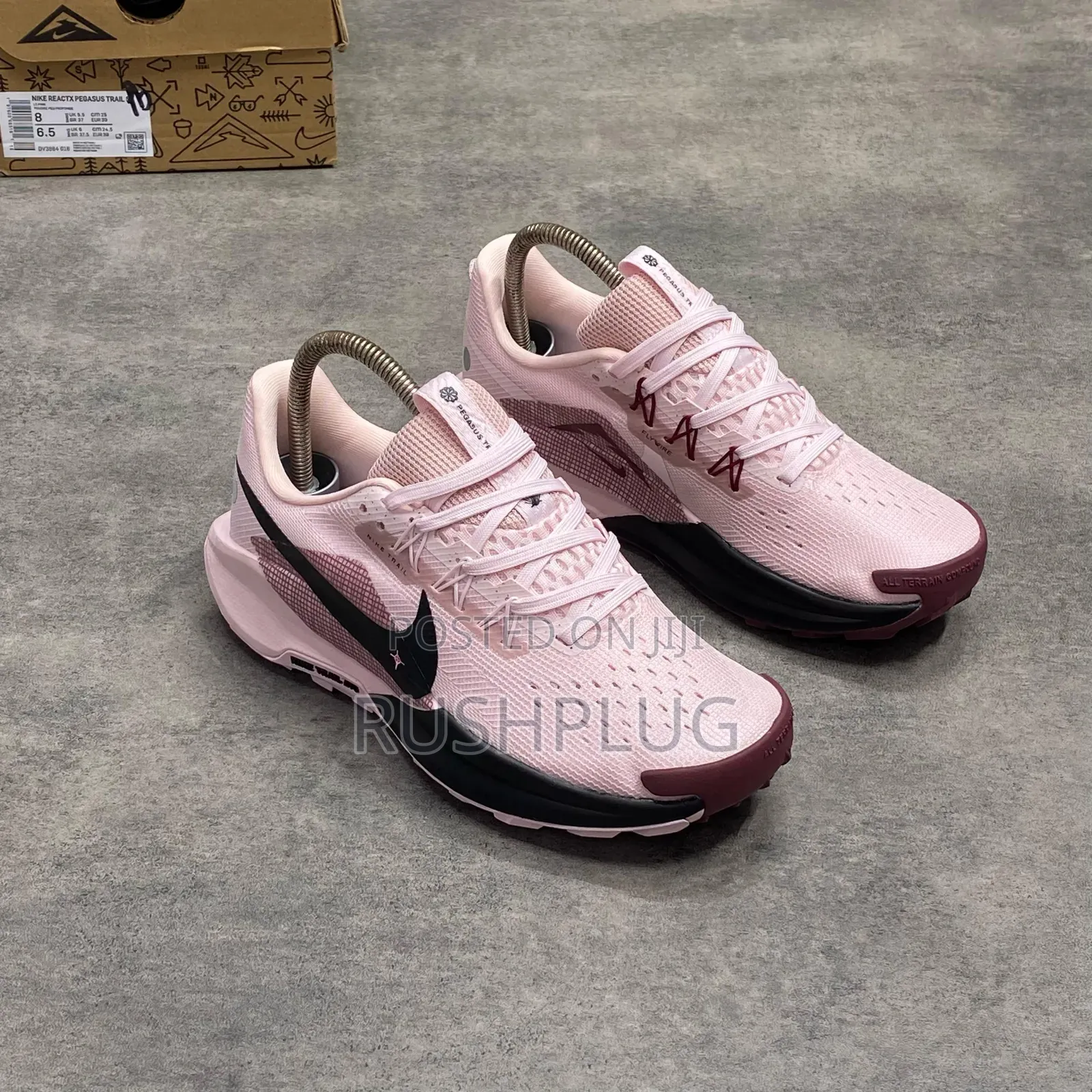Nike Reactx Pegasus Trail 5 Pink Black Sneakers