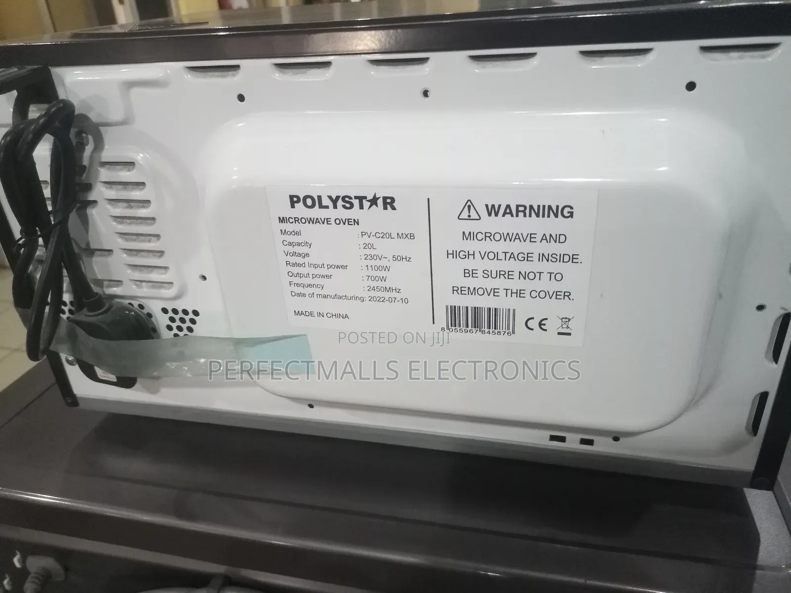Polystar 20l Microwave Oven Pv-C20lmxb – 700w Output
