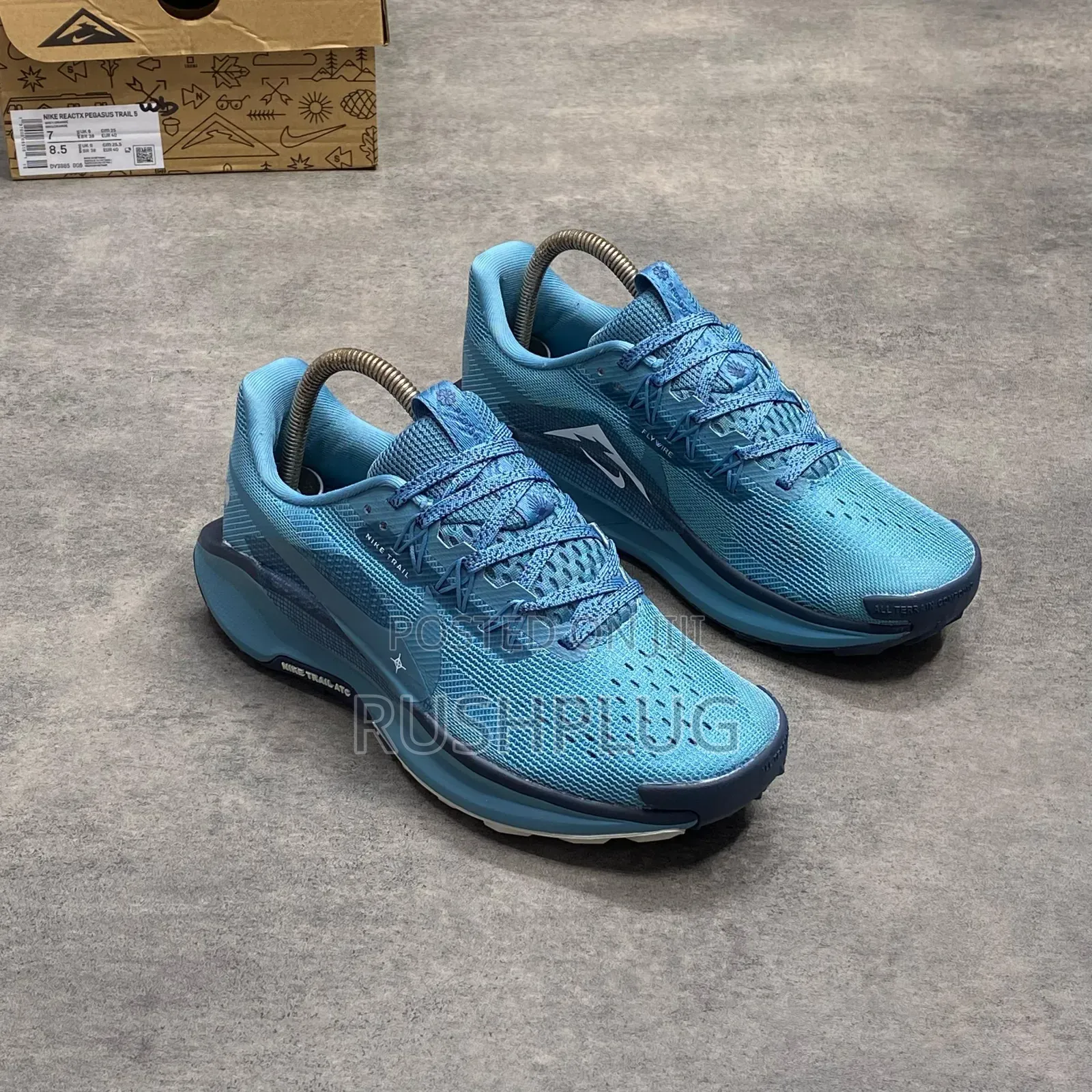 Nike React Pegasus Trail 5 Smokey Blue Light Silver Sneakers