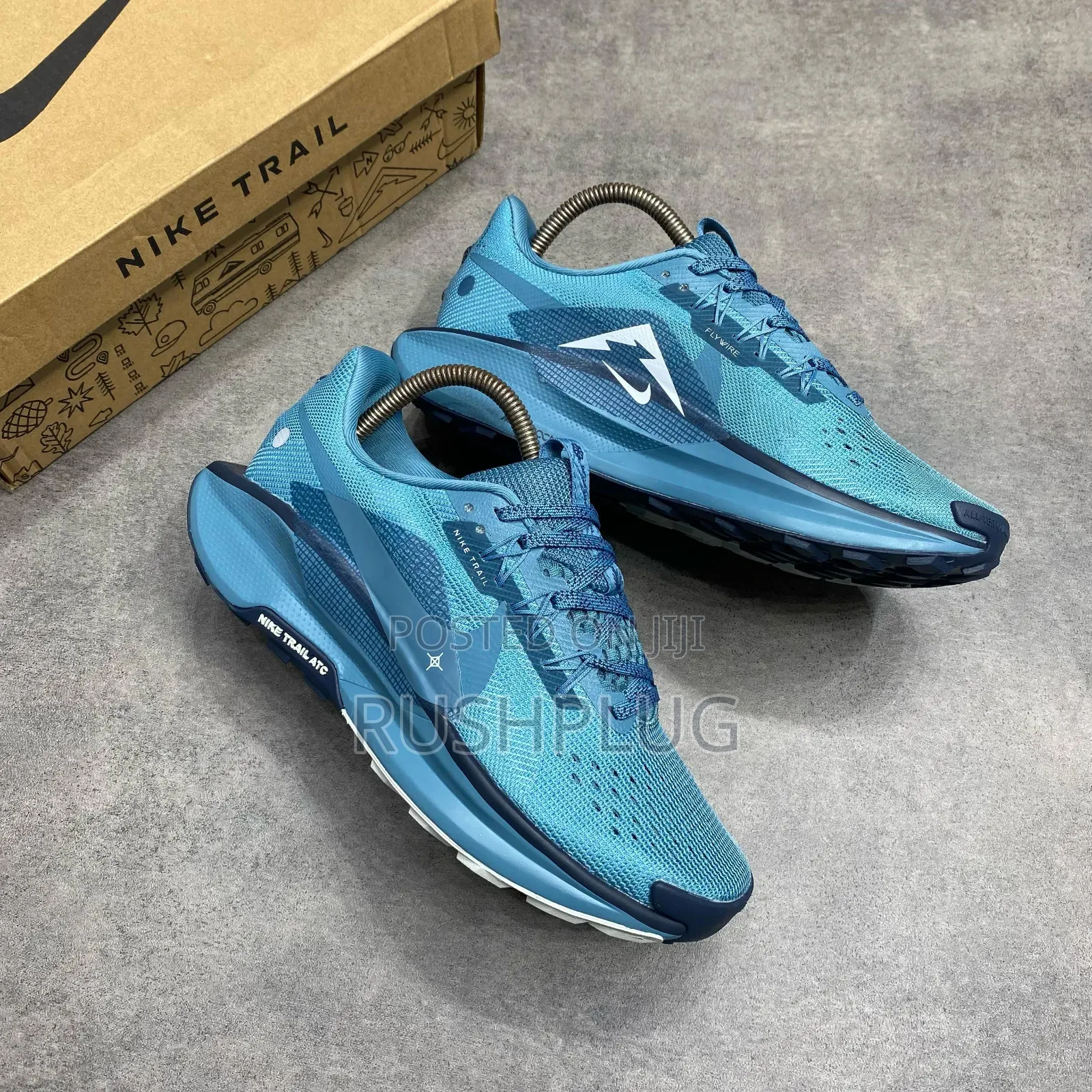 Nike React Pegasus Trail 5 Smokey Blue Light Silver Sneakers