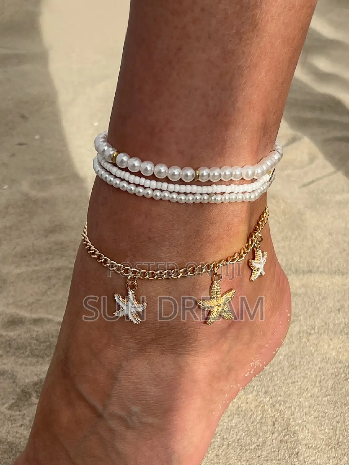 Woman Bracelet Anklet Multi-Layer Ankle Beach