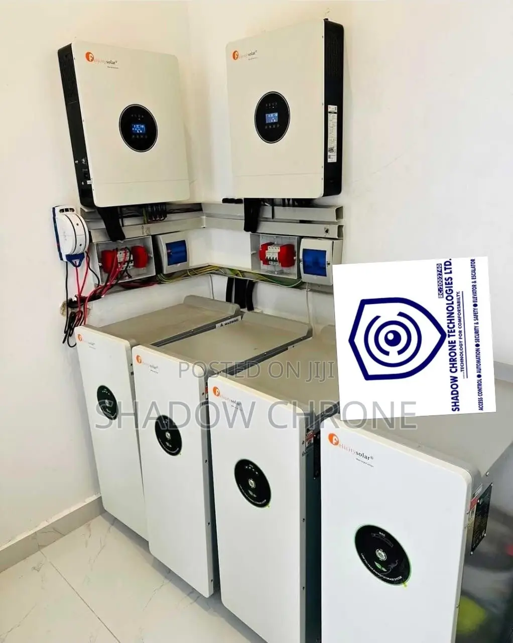 Solar Power Solution – 16kva + 60kwh Lithium Batteries