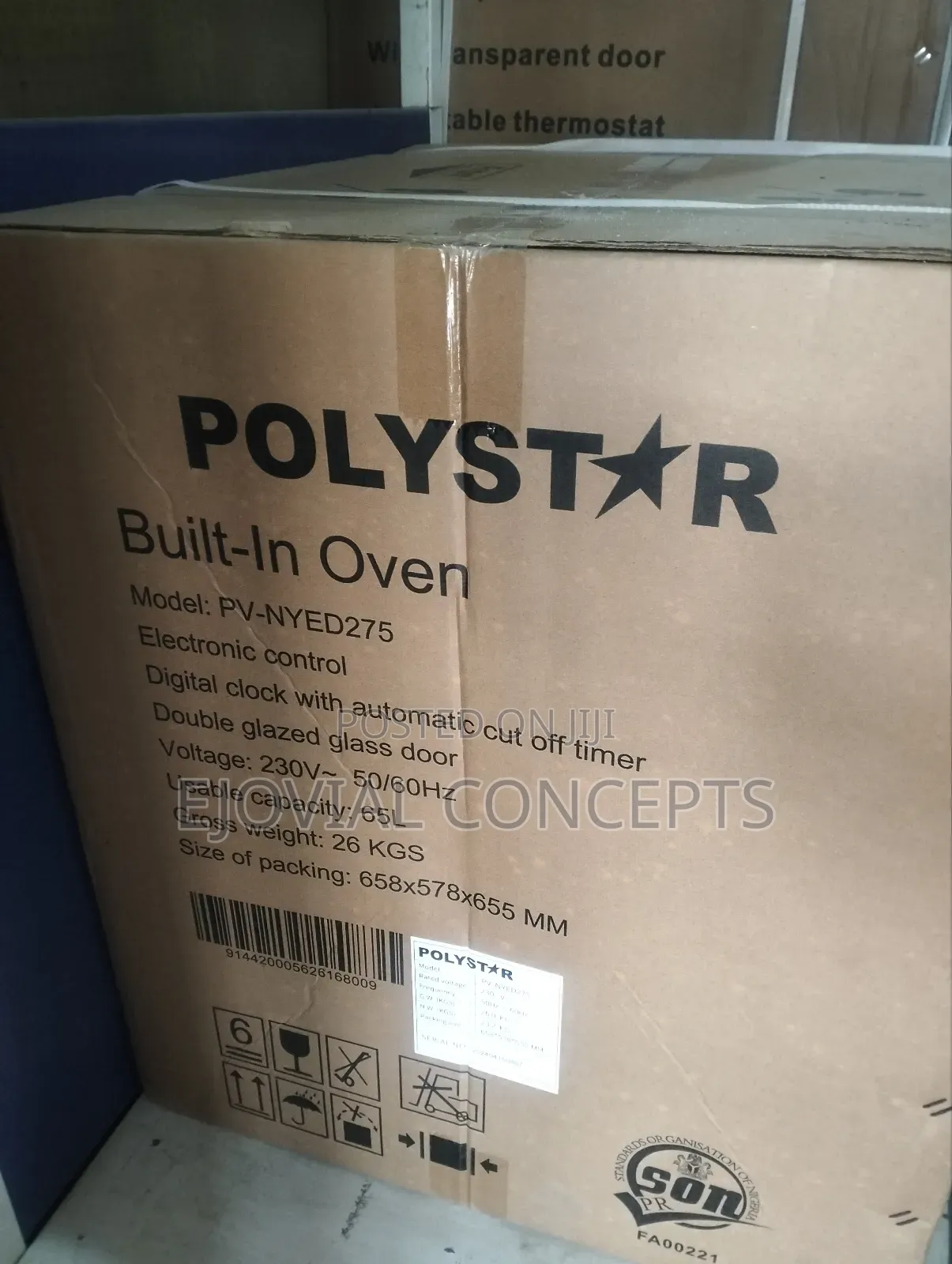 Polystar Built-in Electric Oven