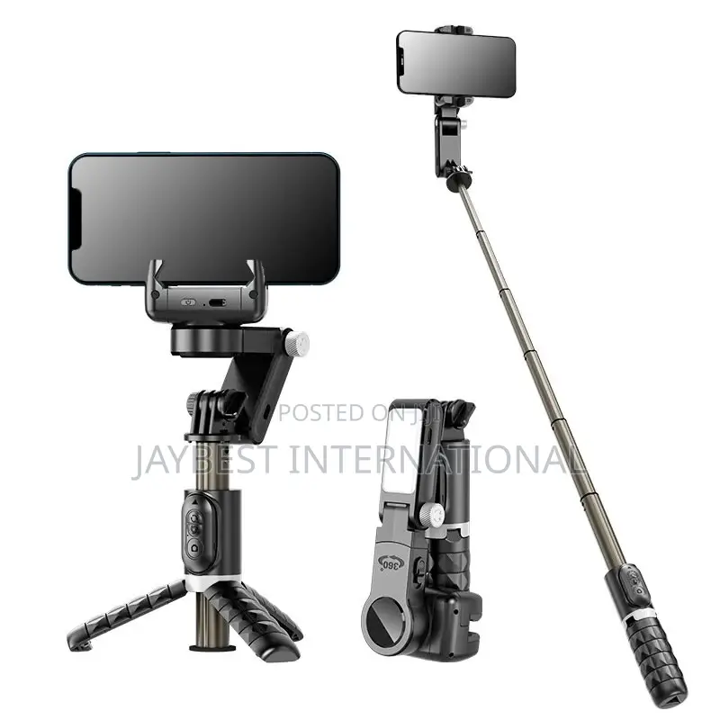 Q18 360• Rotating Desktop Bluetooth Selfie Tripod With Fill Light