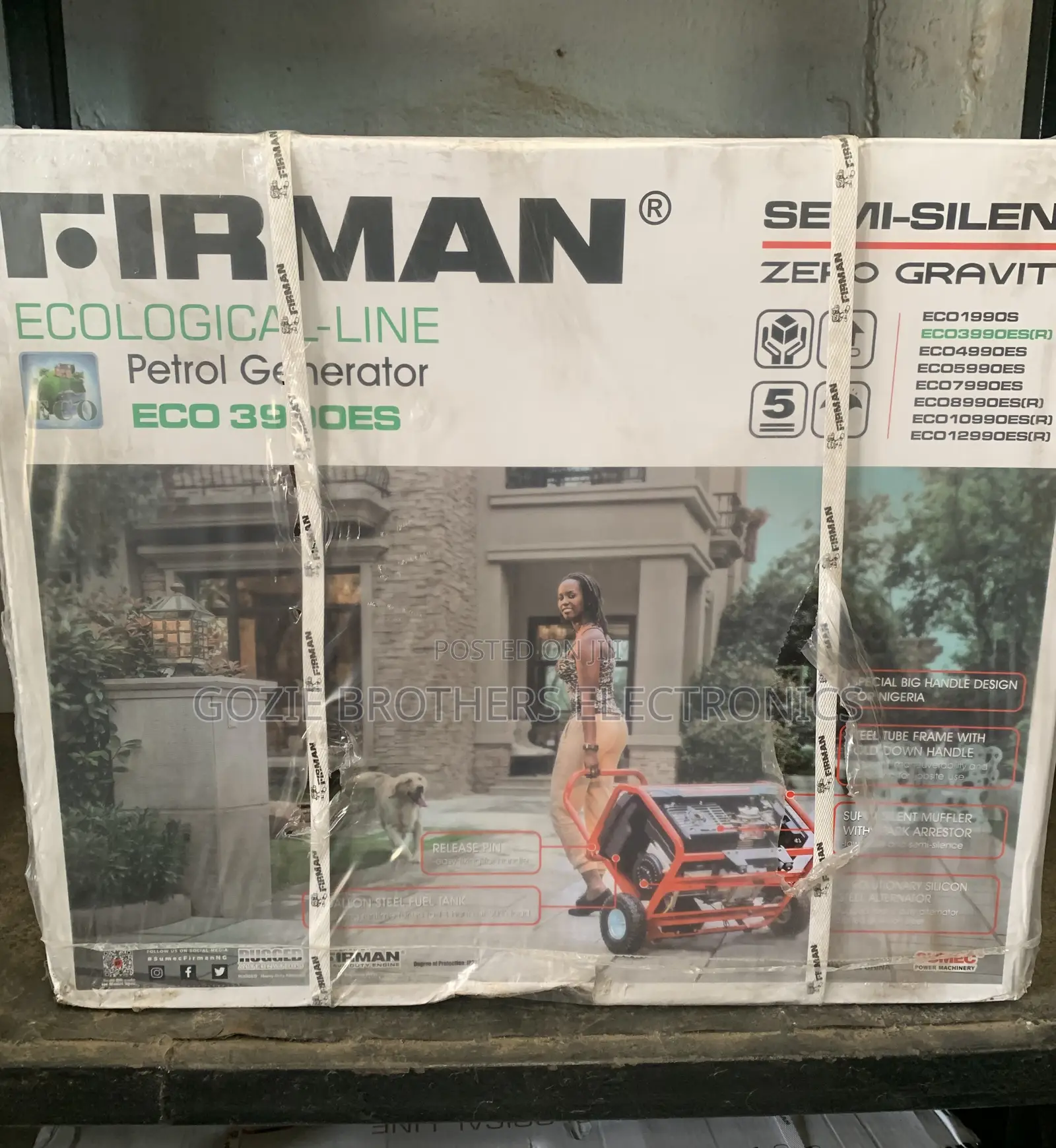 Firman Petrol Generator 3kva Eco39900es