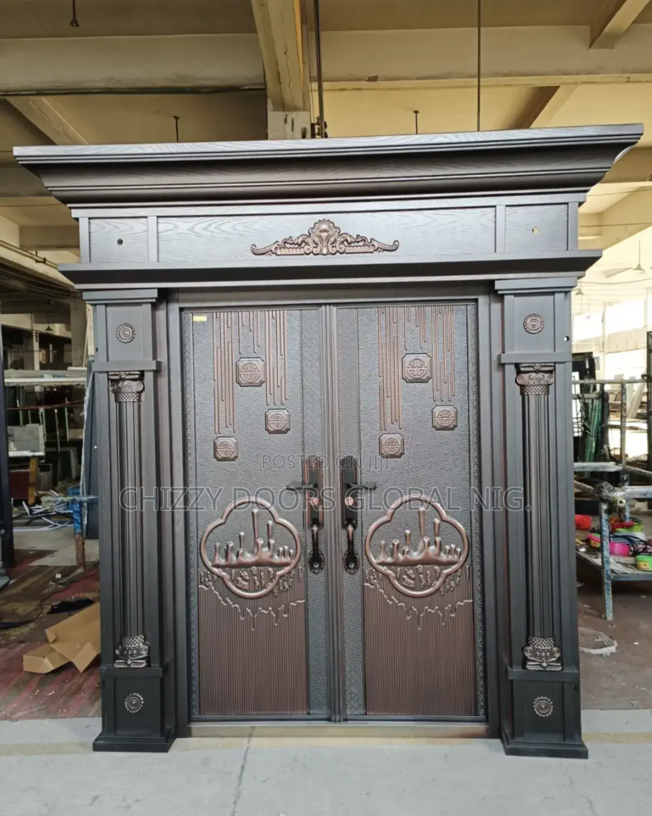 Copper Cast Door Royal Home With Ark Full Gauge 100mm