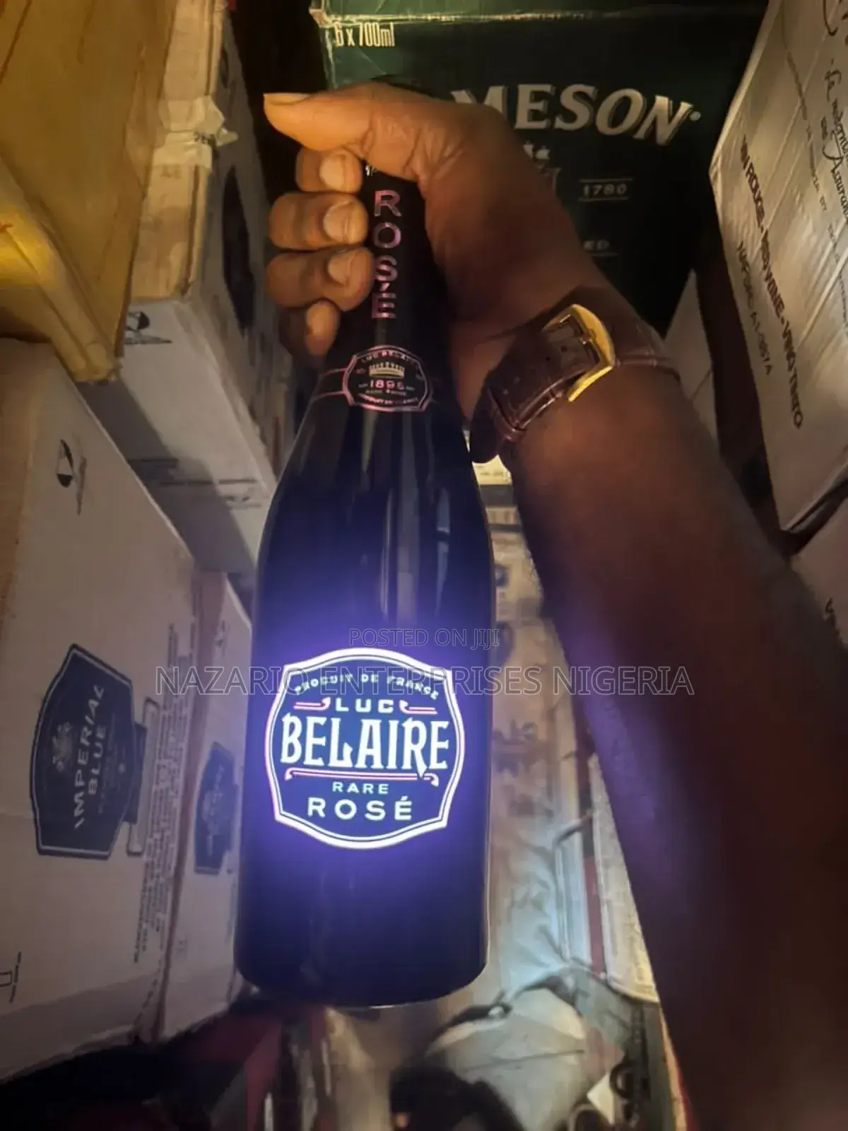 Luc Belaire With Light by 12 Bottles