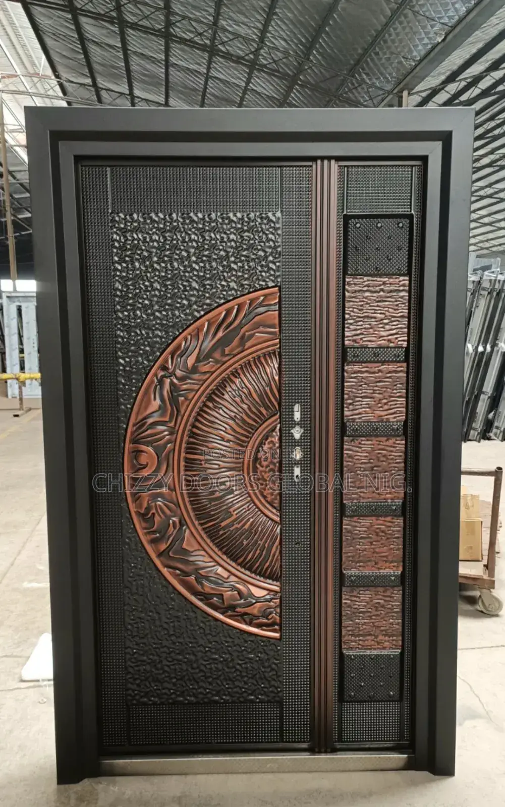 Italian Copper Cast Door Full Gauge 100mm 7ft by 4ft