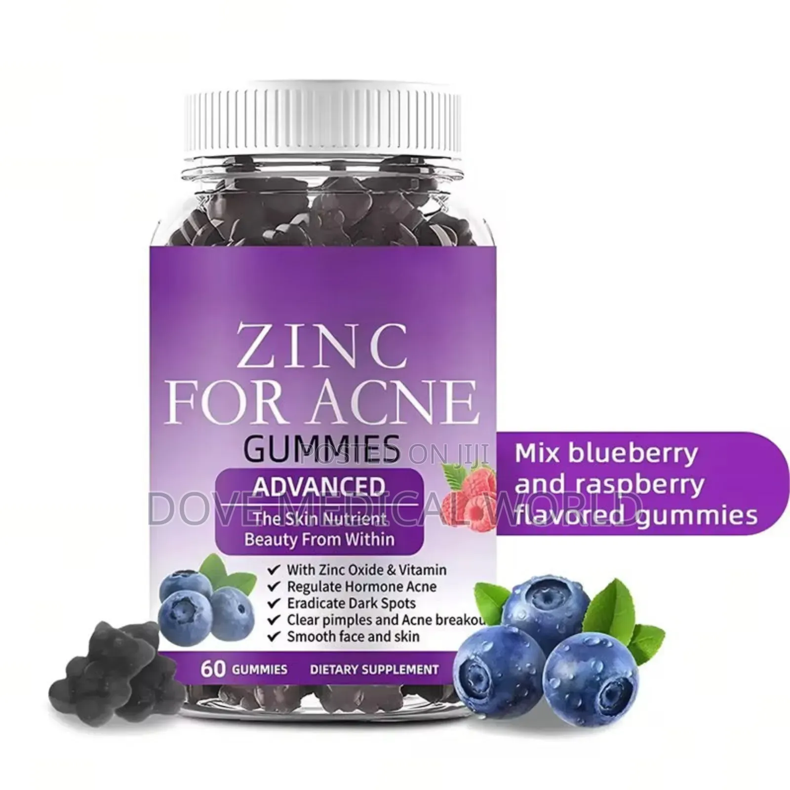 Zinc for Acne Gummies | Dietary Supplement