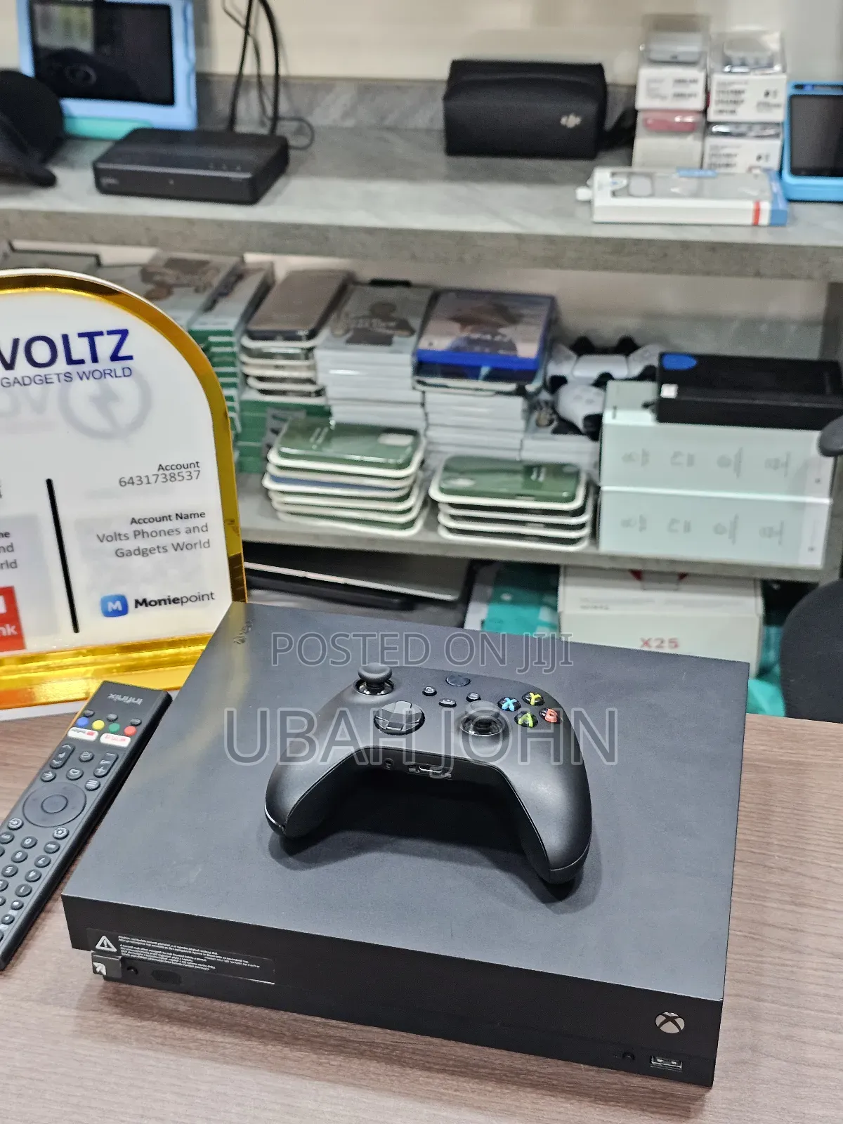 Clean Xbox One X 1tb With 15 Pre-Loaded Games